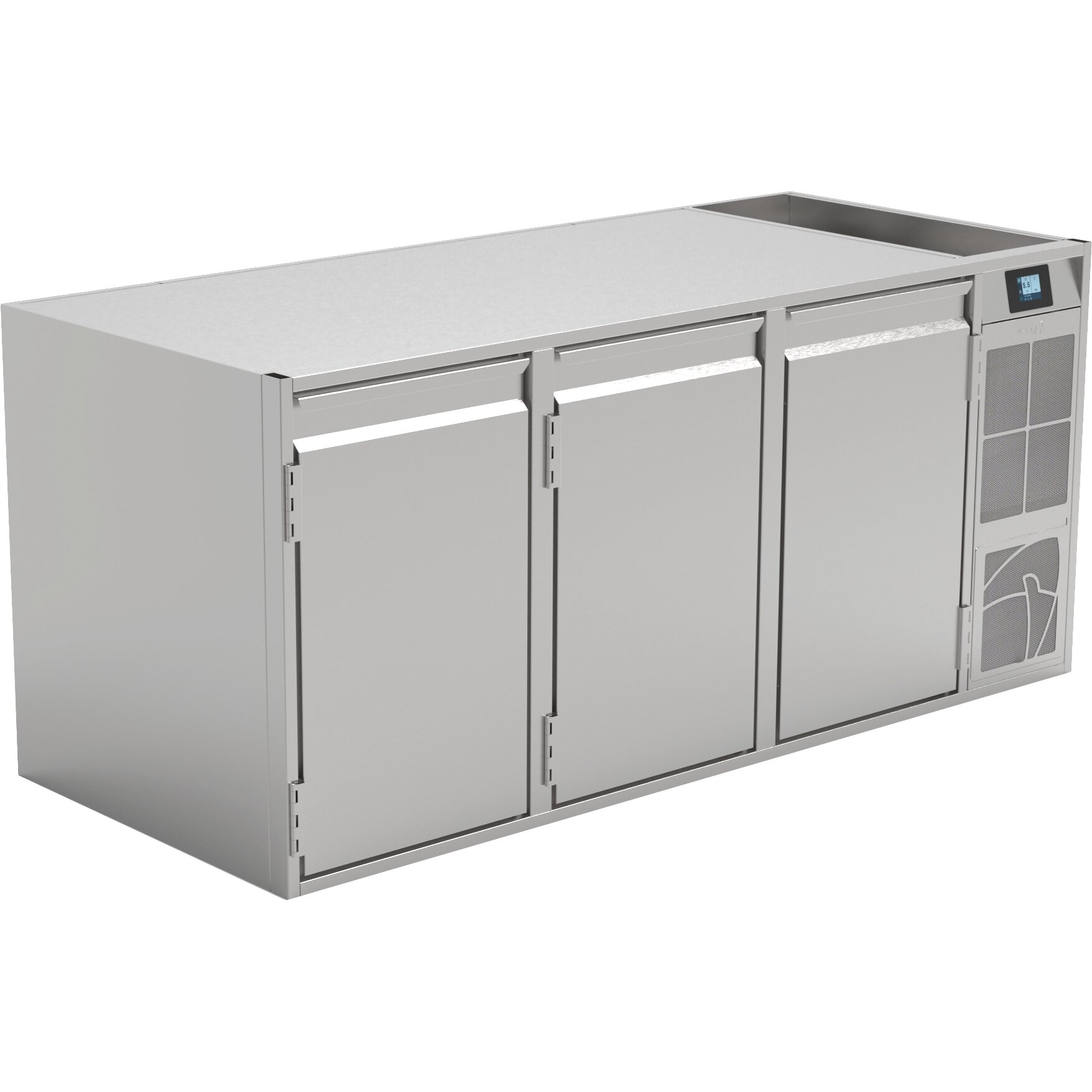 Kühltisch 3 Abteile KTE 3-70-3T MFR