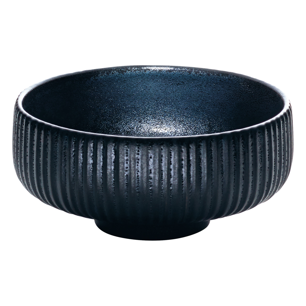 Nara, Bowl rund Relief ø 210 mm / 1,46 l schwarz