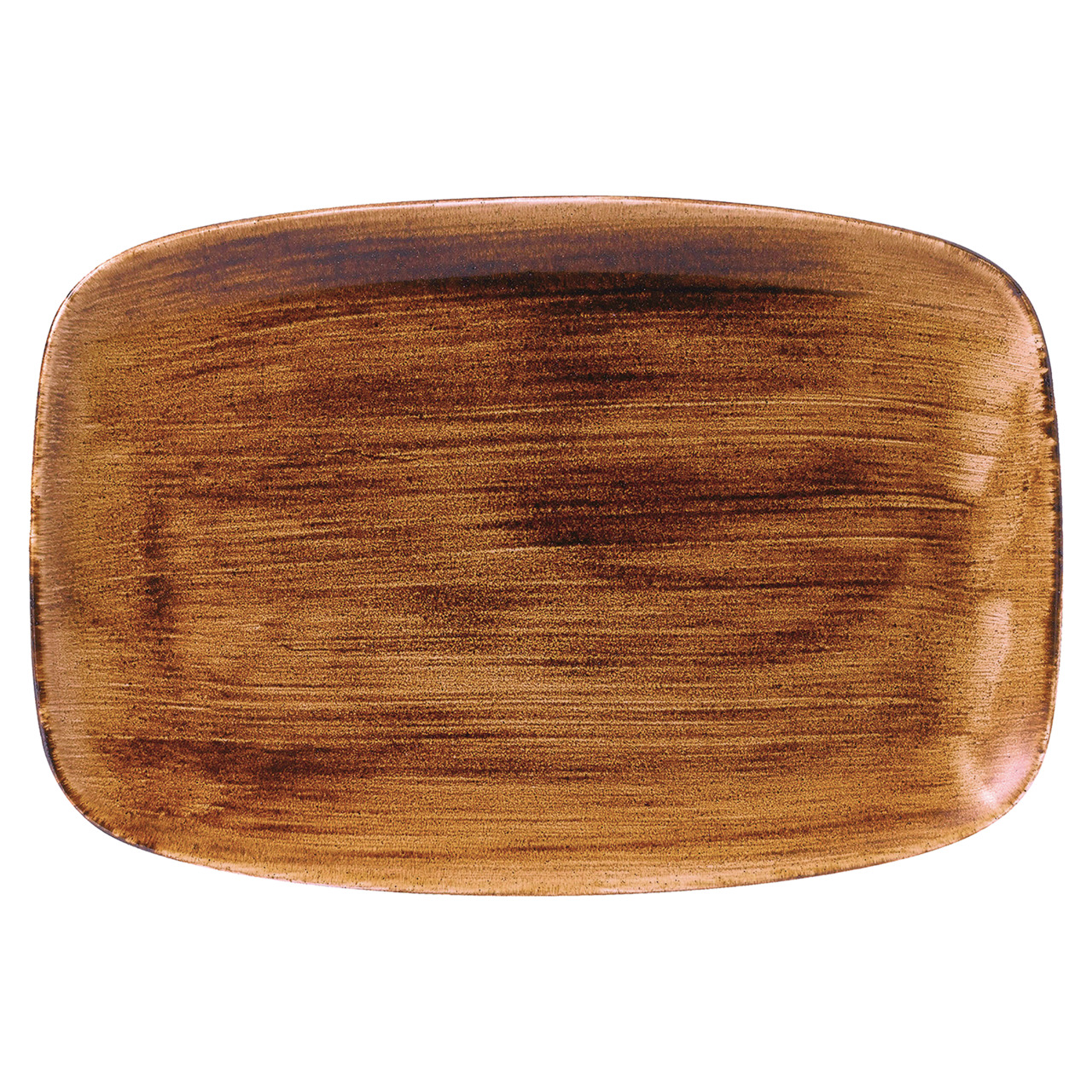 Stonecast Patina, Teller Chefs rechteckig 355 x 245 mm Vintage Copper
