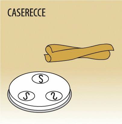 Matrize Caserecce, für Nudelmaschine 516002 bis 516004