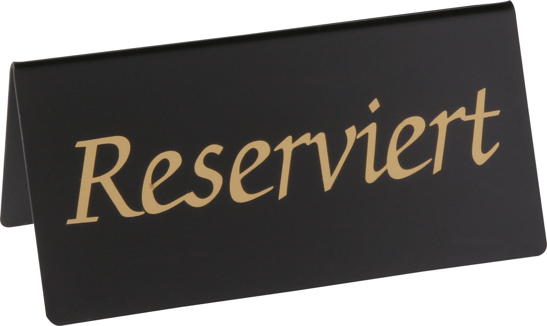 Aufsteller "Reserviert"