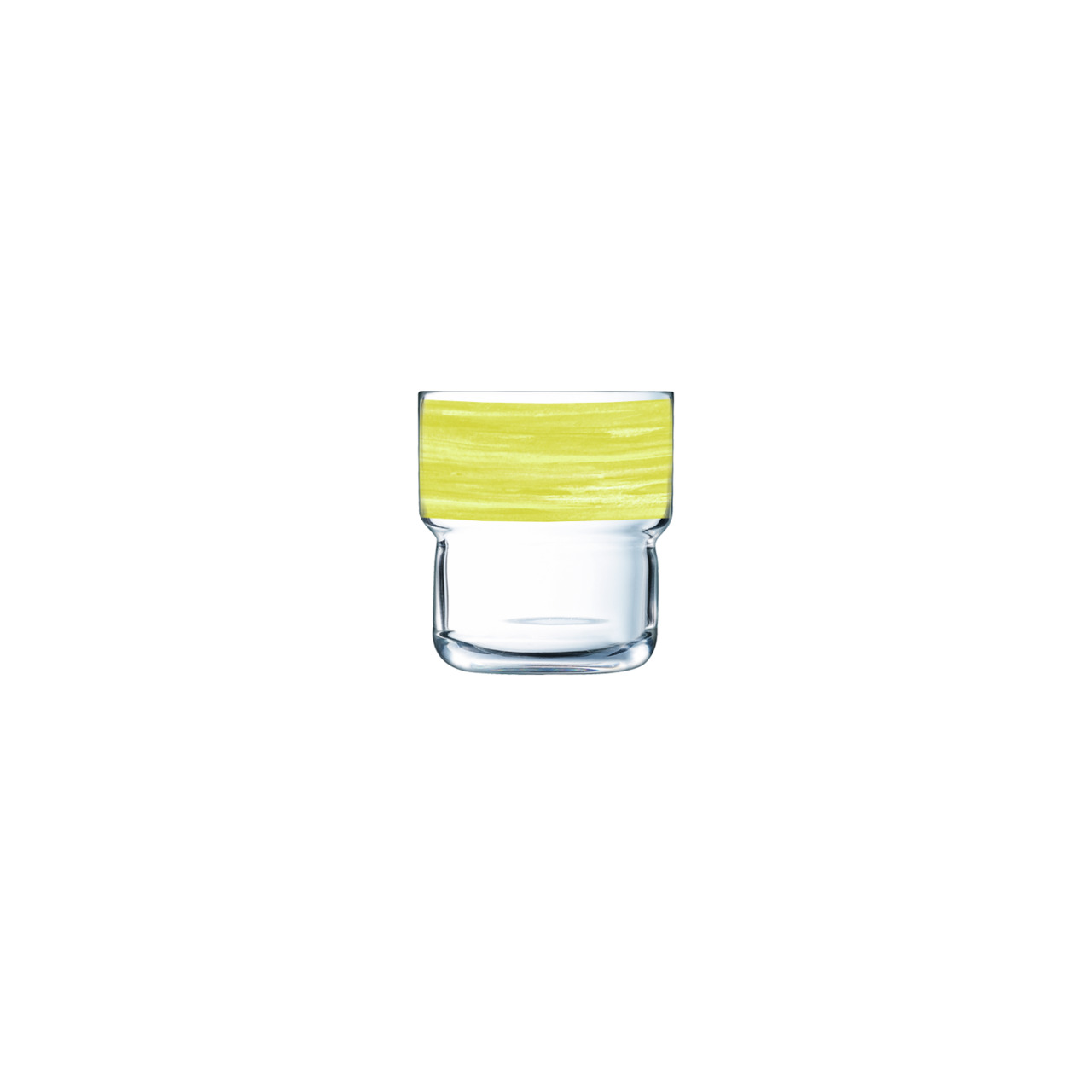 Brush Yellow, Tumbler Log stapelbar ø 73 mm / 0,22 l gelb