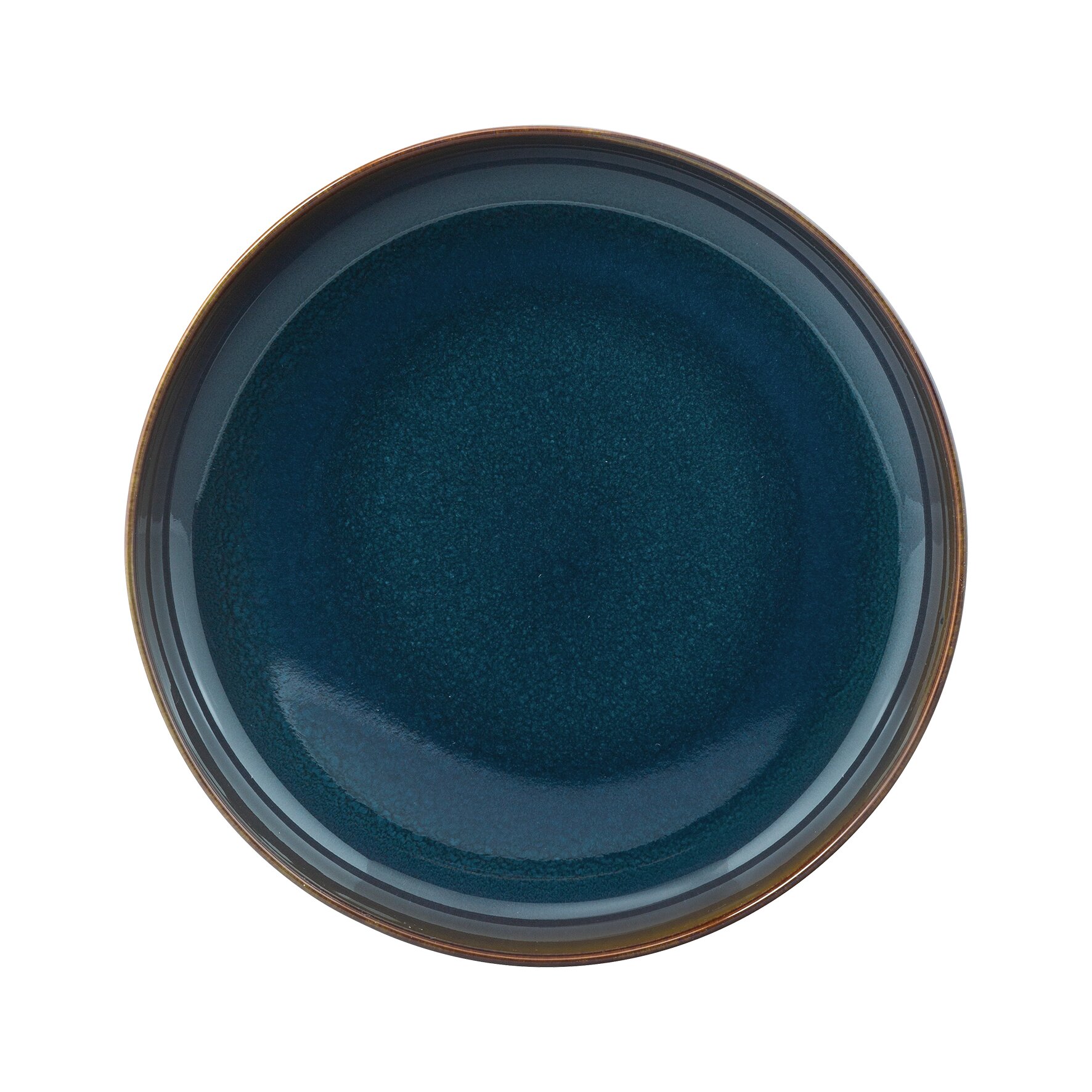 Crafted Denim, Teller tief ø 218 mm / 0,45 l braun