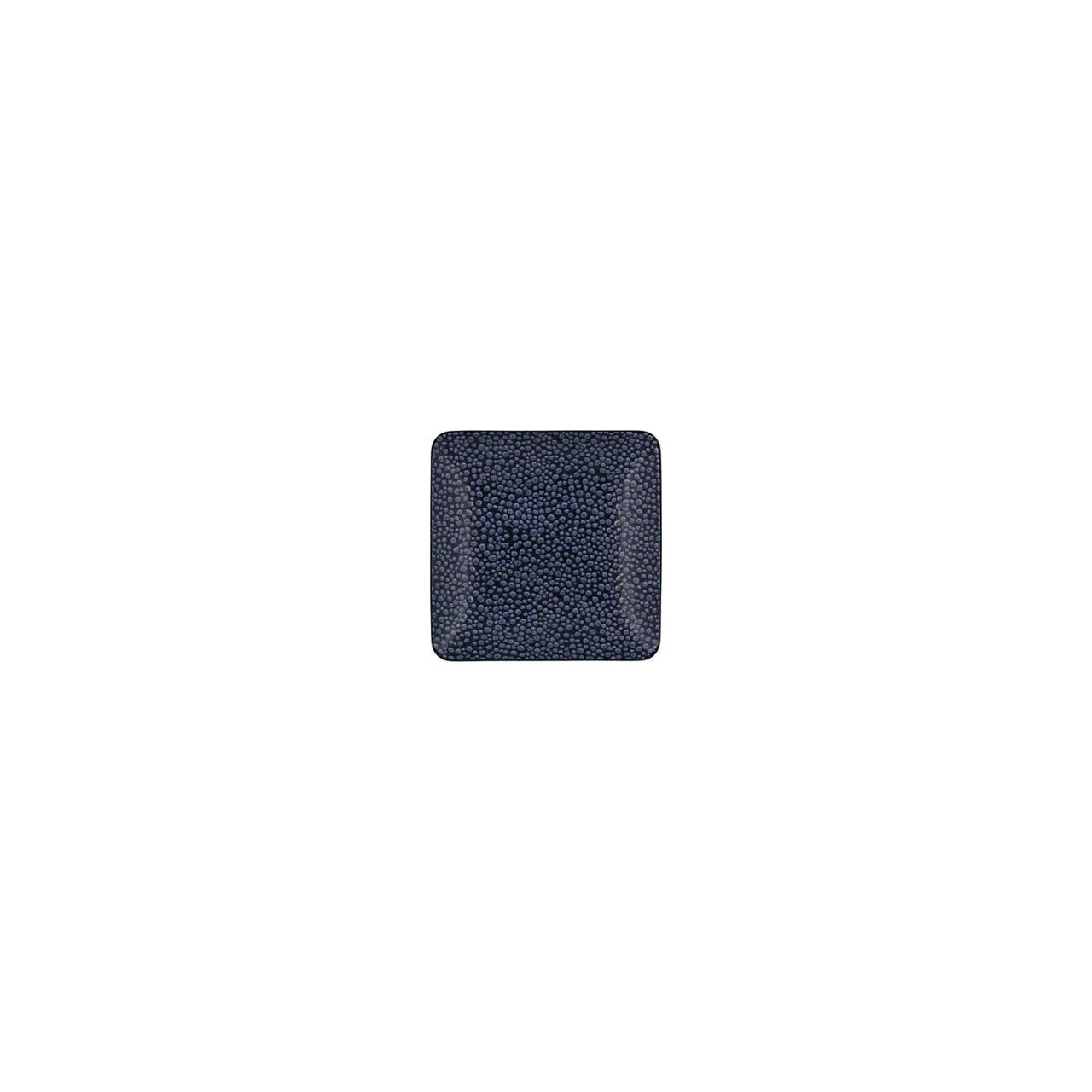 Pearls, Coupteller flach quadratisch 88 x 88 mm dark
