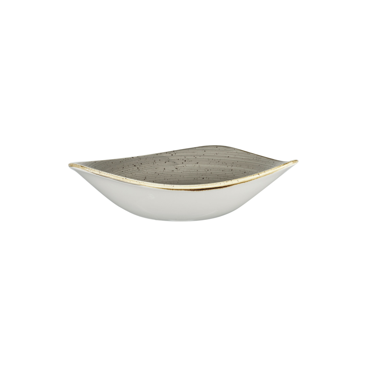 Stonecast, Bowl Lotus dreieckig 235 mm / 0,60 l Peppercorn Grey