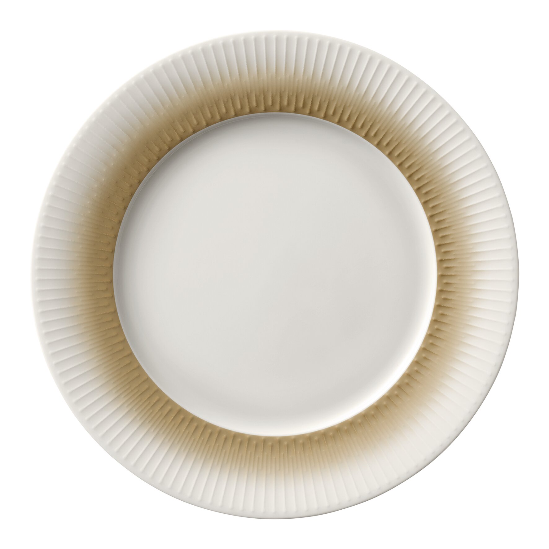 Nature Infused, Teller flach mit Fahne ø 314 mm Relief Fringe