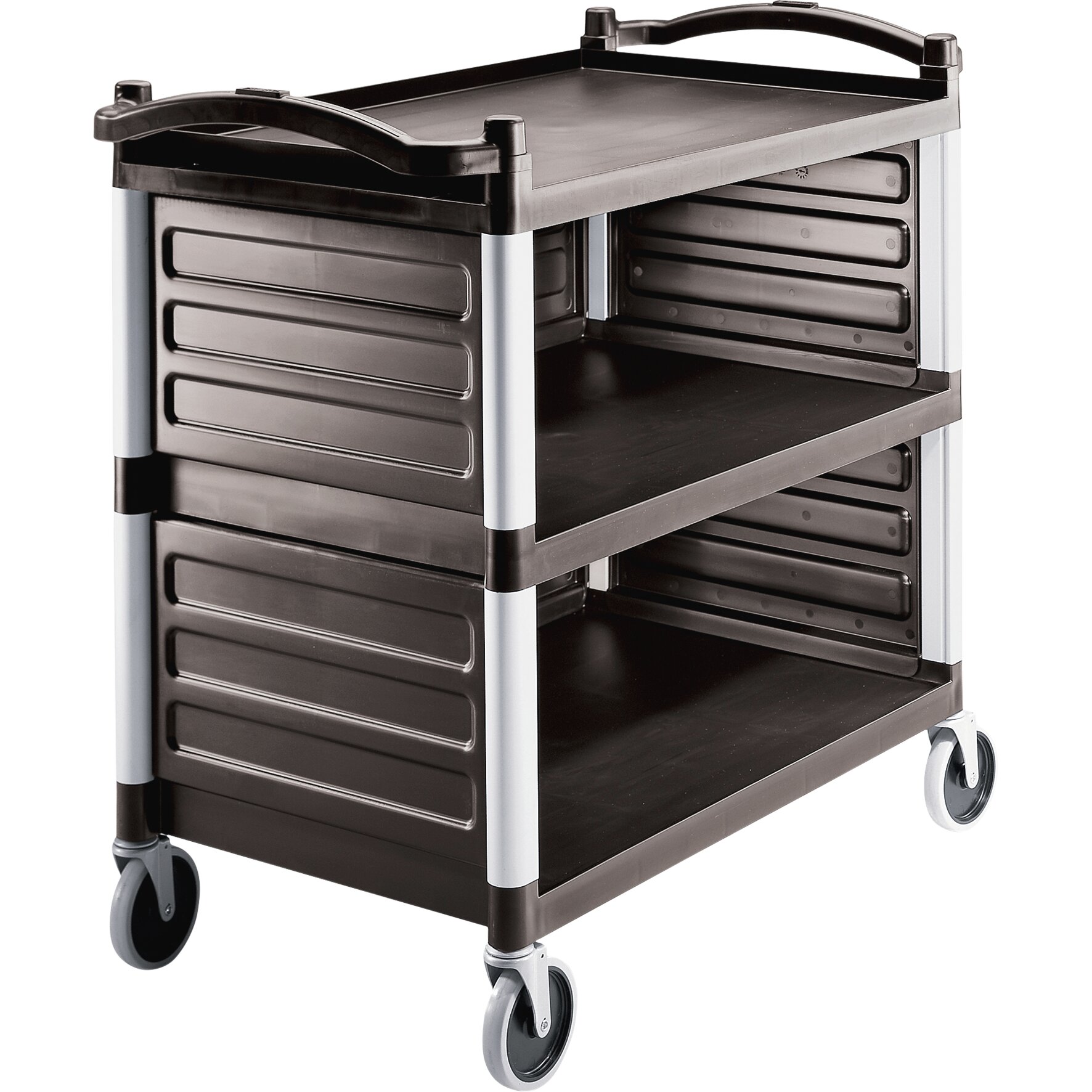 Verkleidungsset 3 Seitenwände schwarz