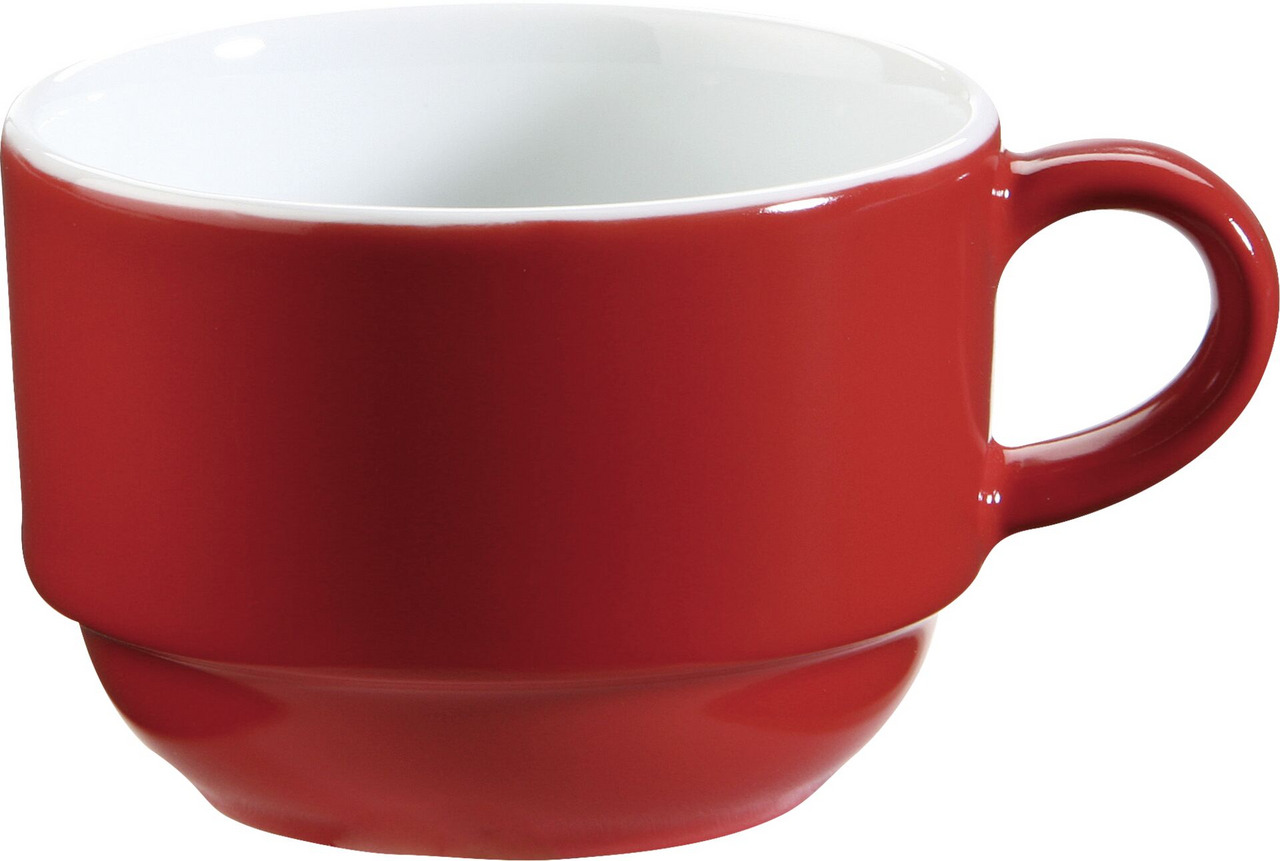 Tasse "System color" 0,18 l rot