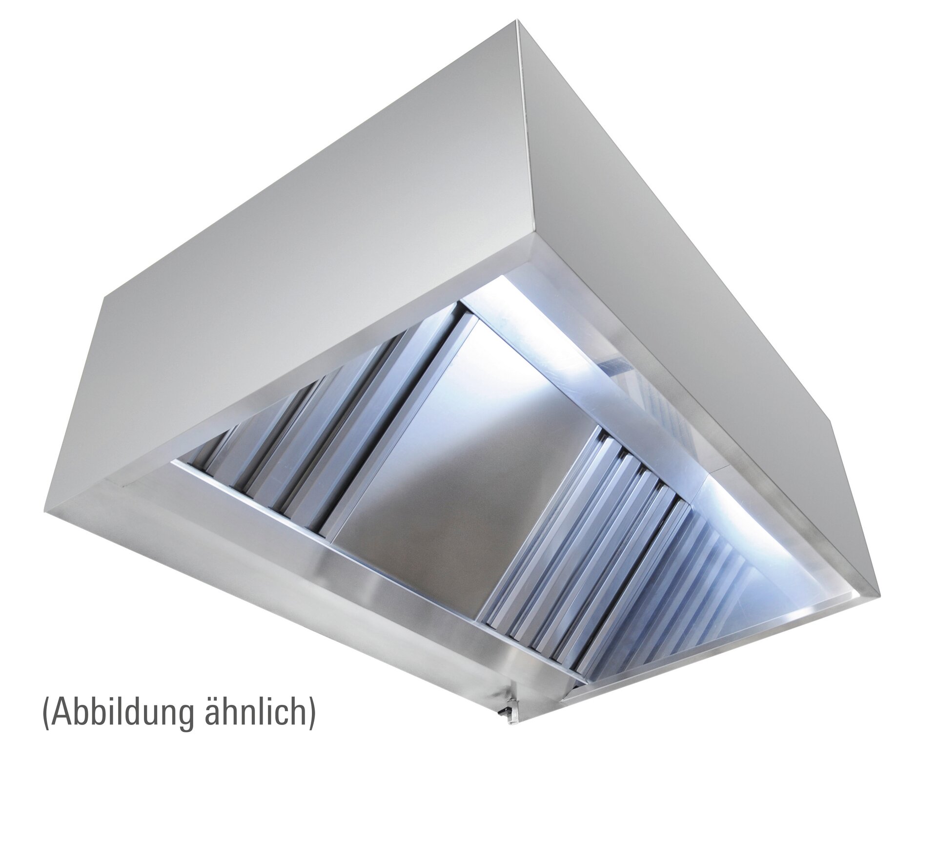 Wandhaube in Kastenform, 1800 x 900 x 450 mm, Typ A