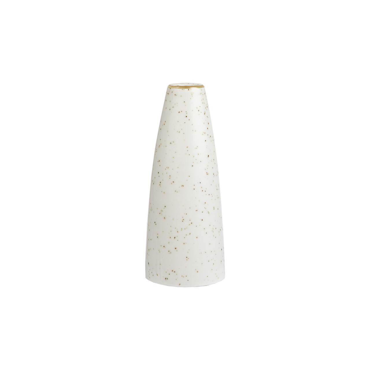 Stonecast, Vase Profile Bud 125 mm hoch Barley White