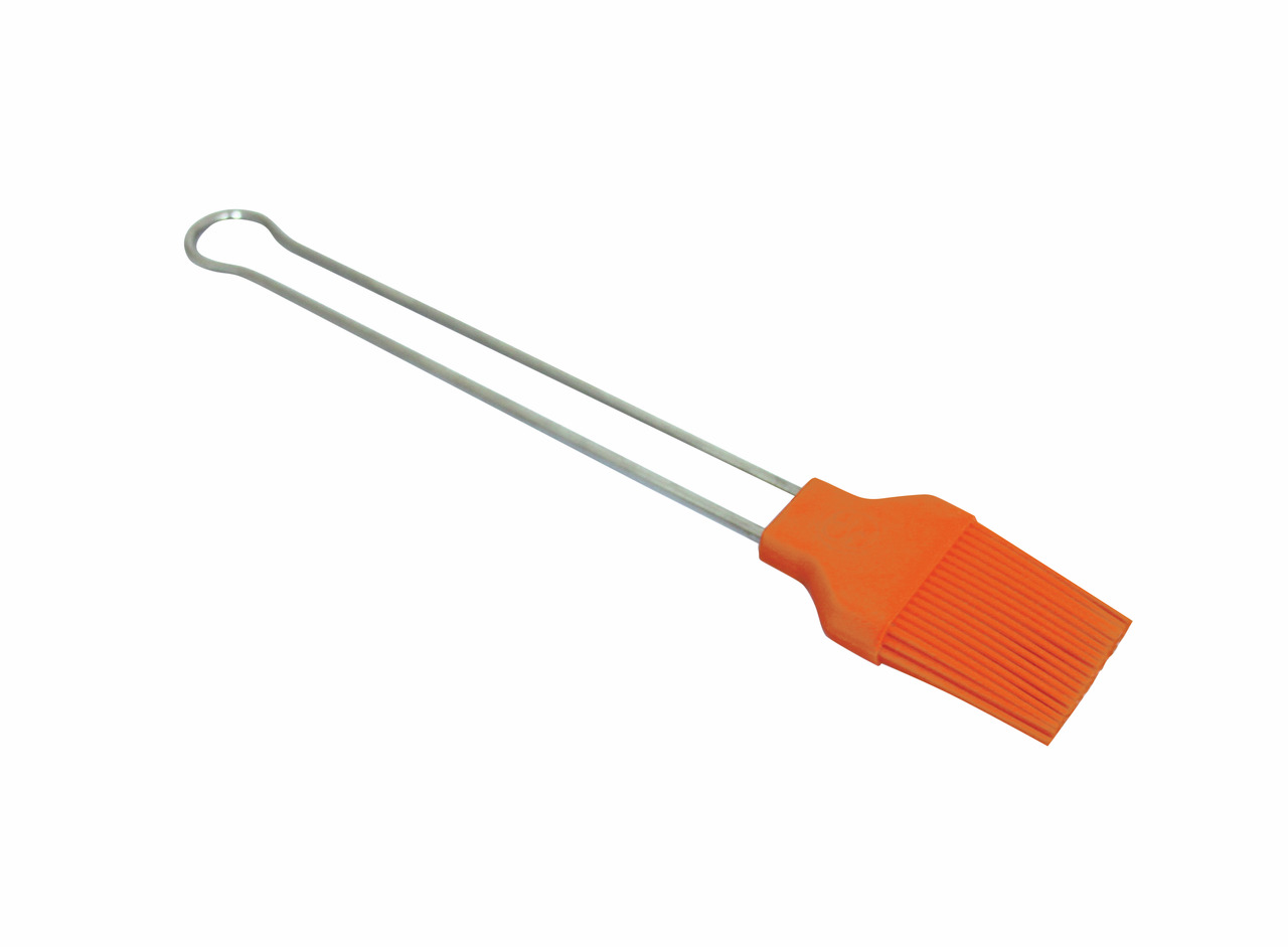 Silikon-Pinsel Breite 50 mm orange mit Edelstahlstiel, 5-reihig