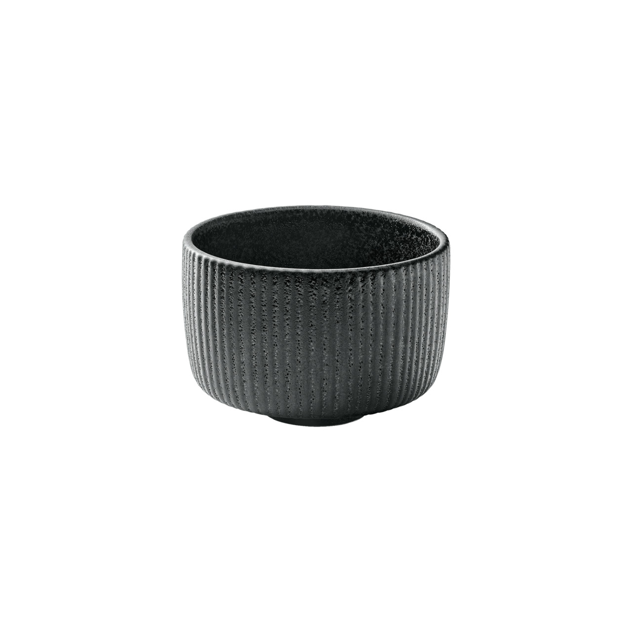 Nara, Becher Relief ø 97 mm / 0,30 l schwarz