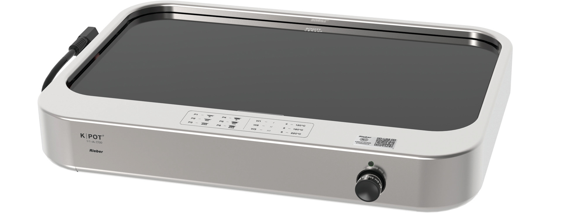 Auftischgerät K-POT 1/1 ck-2200 / 1 Zone / Edelstahl