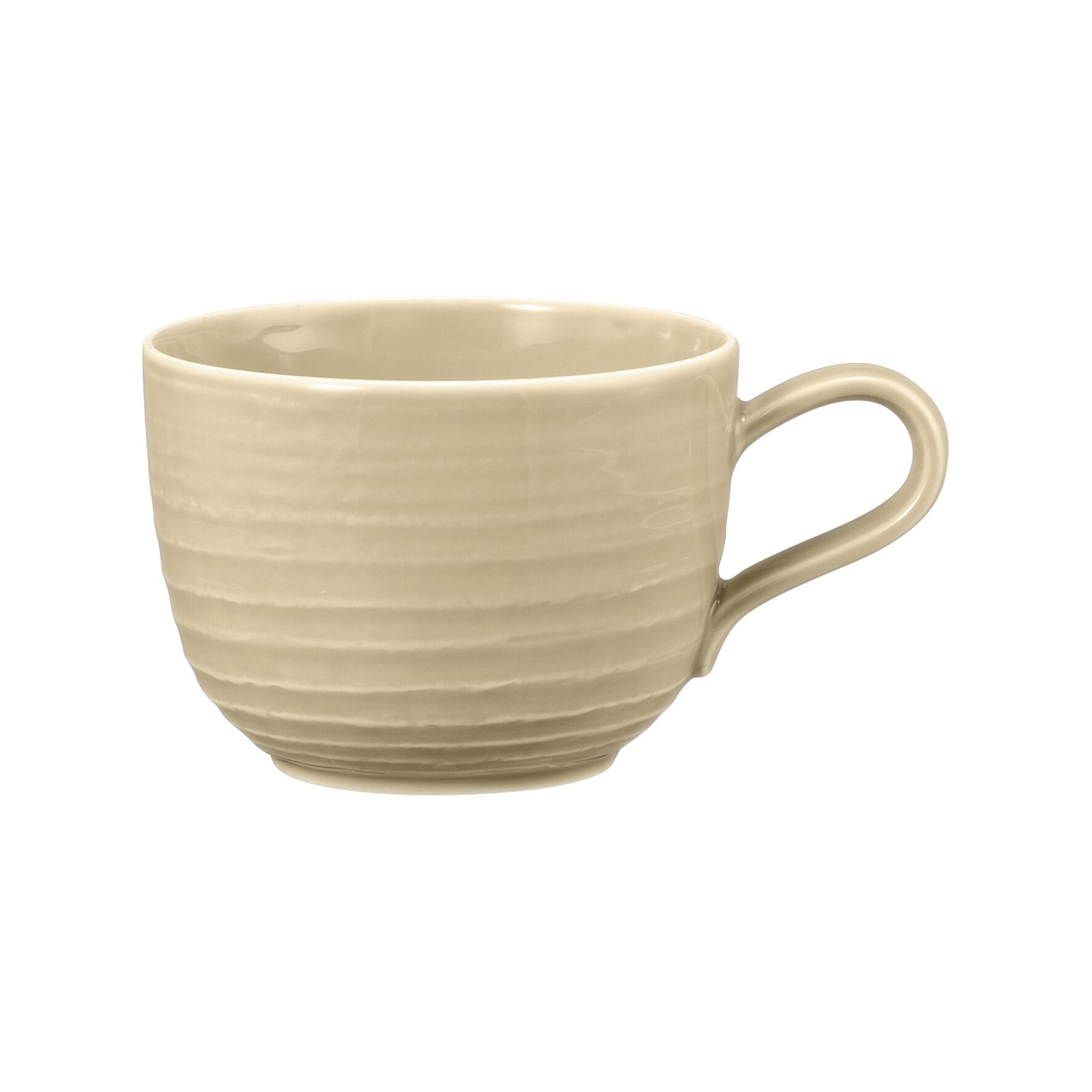 Terra, Kaffeetasse mit Relief ø 118 mm / 0,26 l sandbeige
