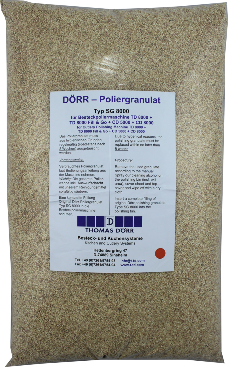 Original Dörr-Poliergranulat SG 8000 für TD 8000 + TD 8000 Fill & Go