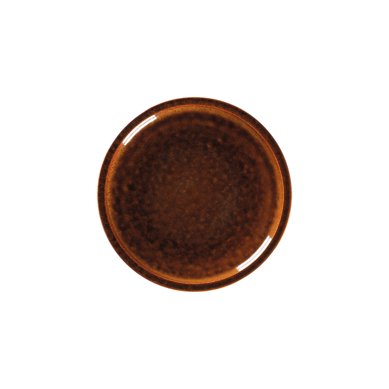 Ease, Teller flach coup ø 204 mm honey brown