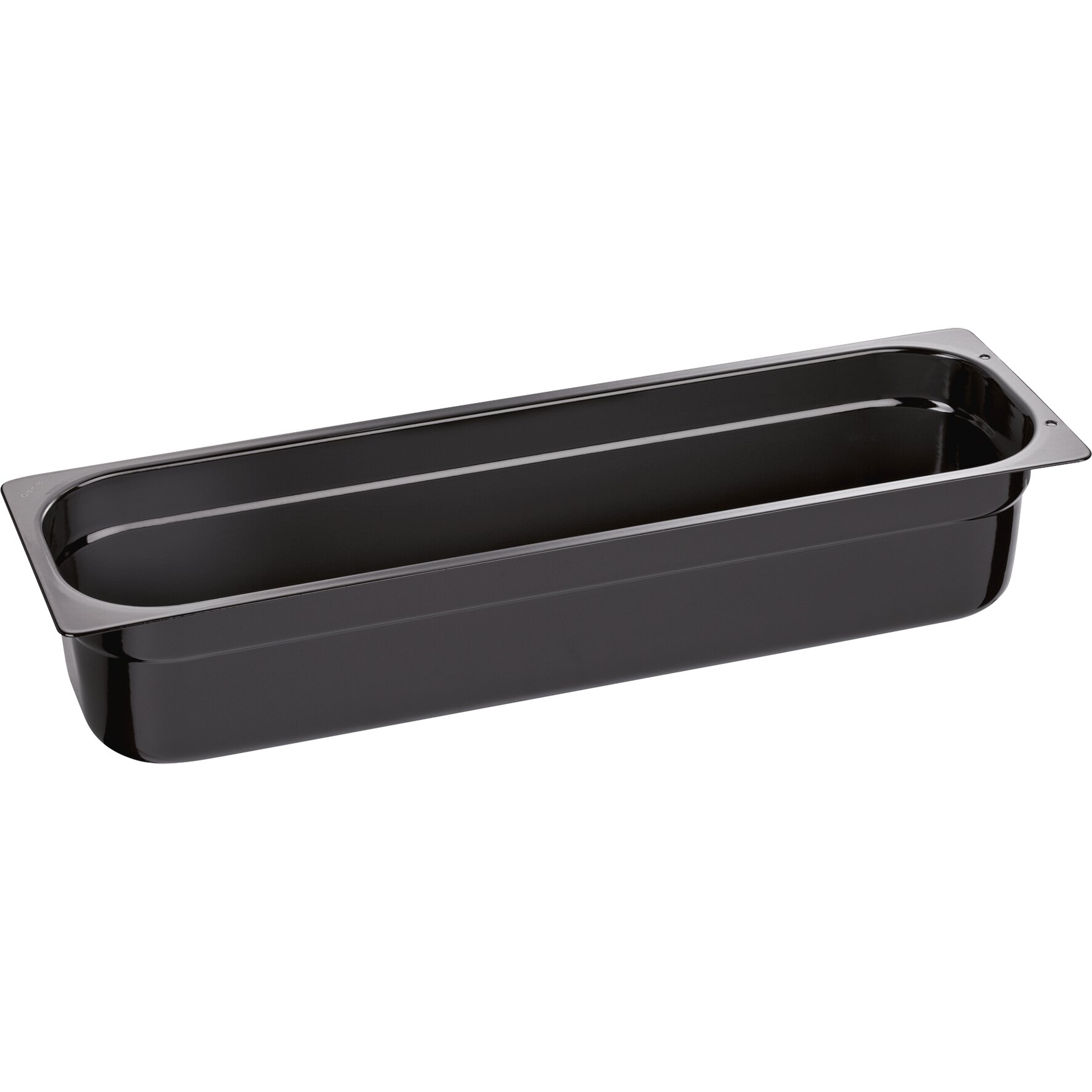 GN-Behälter GN 2/4 6,00 l / 530 x 162 x 100 mm schwarz