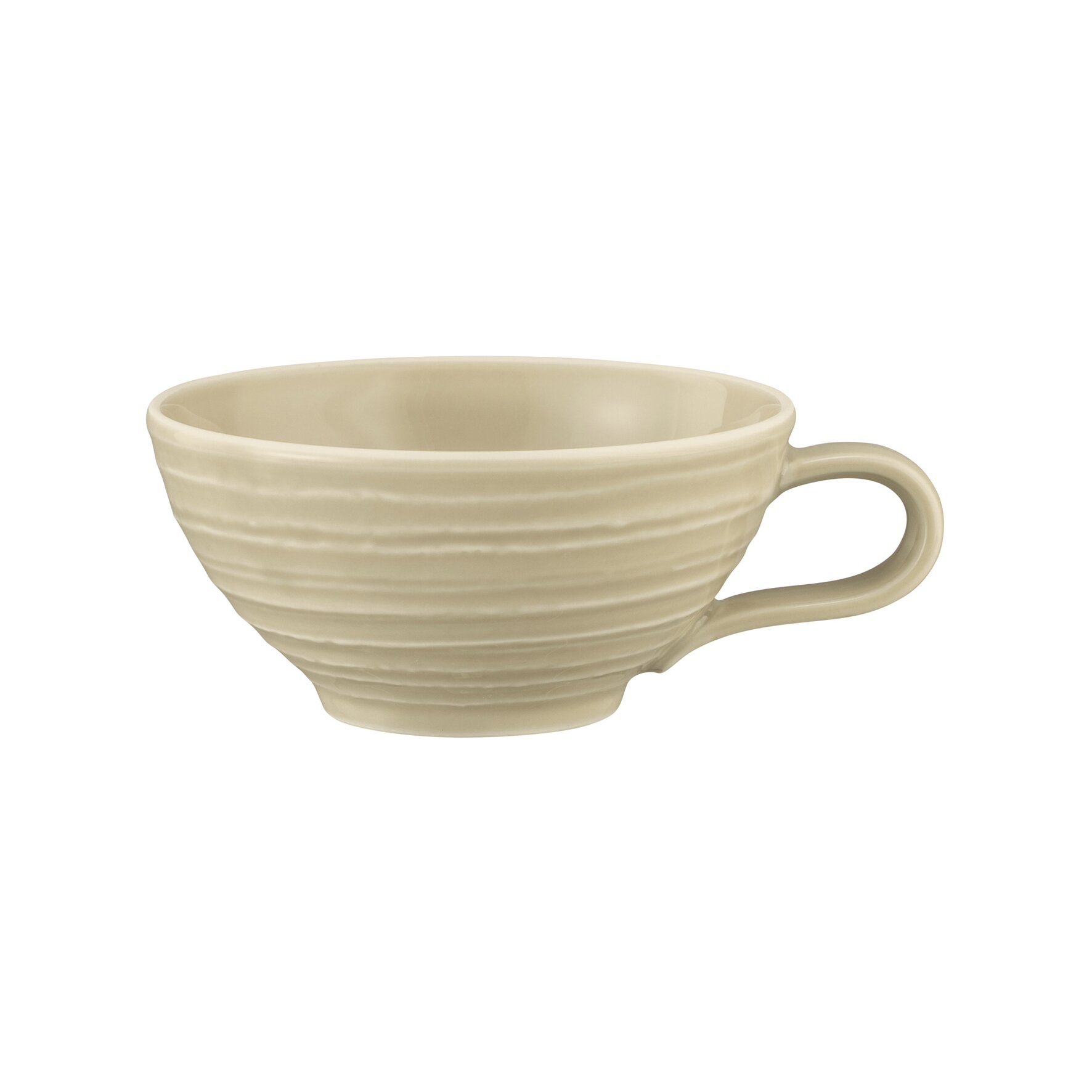 Terra, Teetasse mit Relief ø 109 mm / 0,14 l sandbeige
