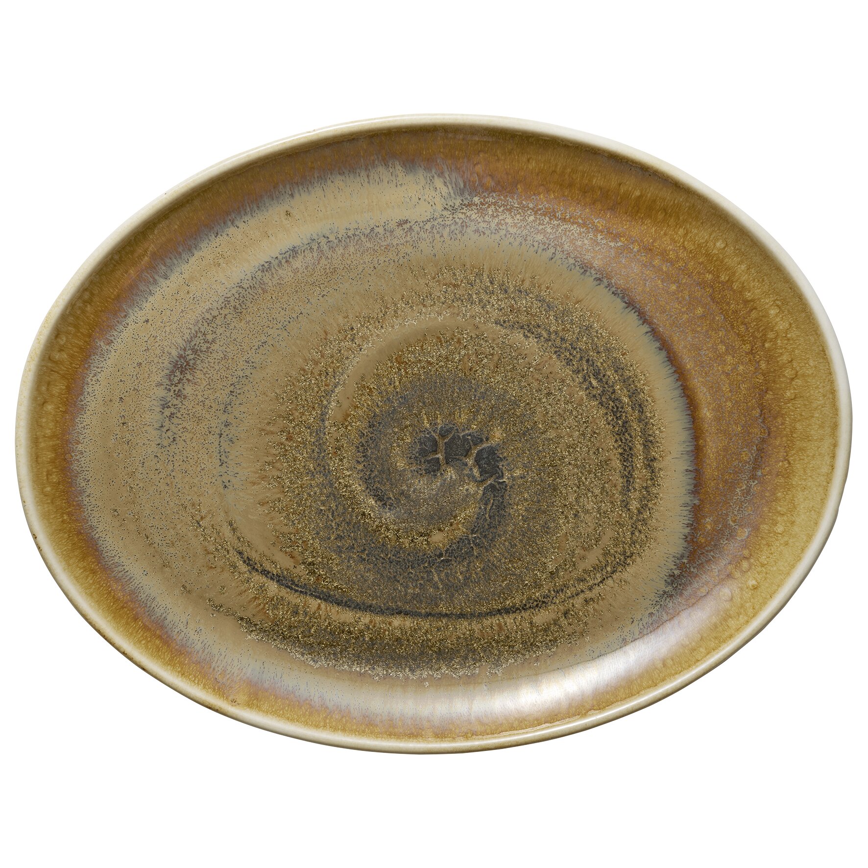 Perfect Match, Coupplatte oval 308 x 239 mm Cumin 