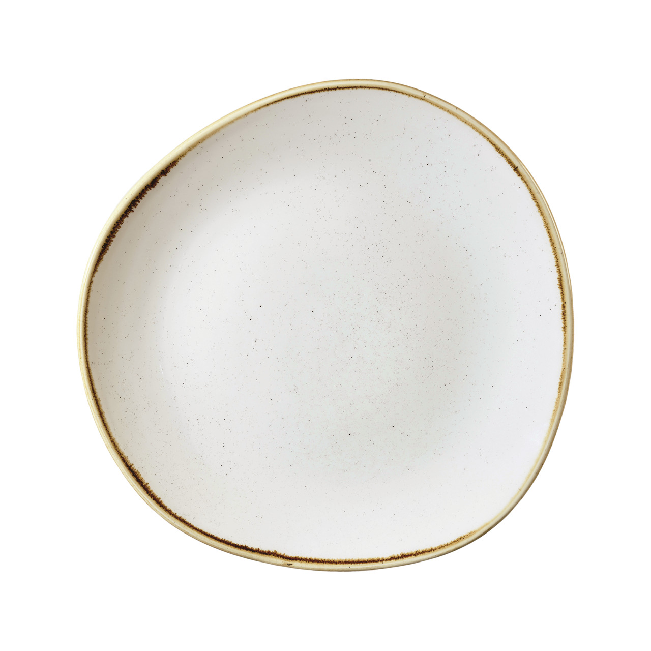 Stonecast, Teller Trace rund ø 286 mm Barley White