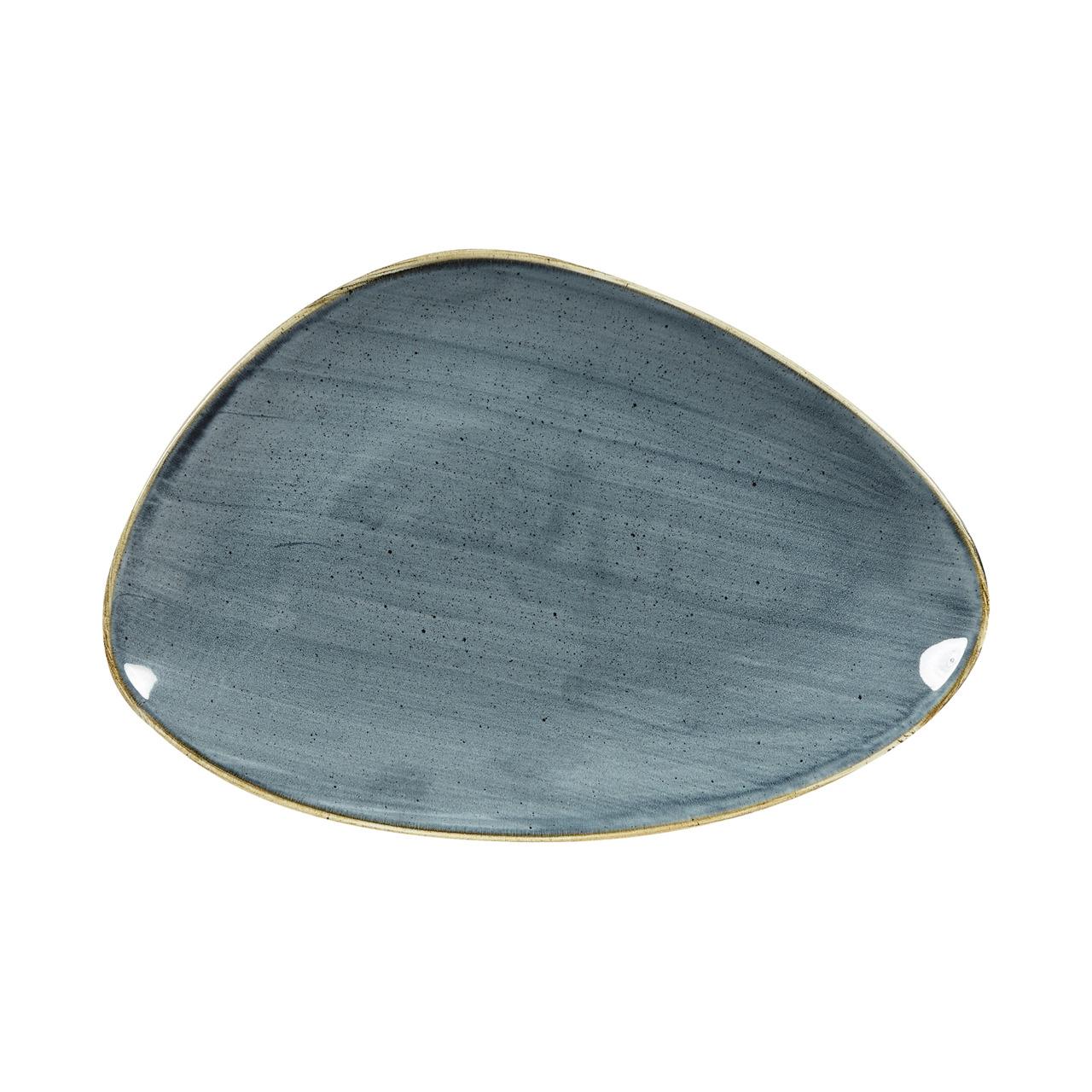 Stonecast, Teller Chefs dreieckig 305 x 205 mm Blueberry