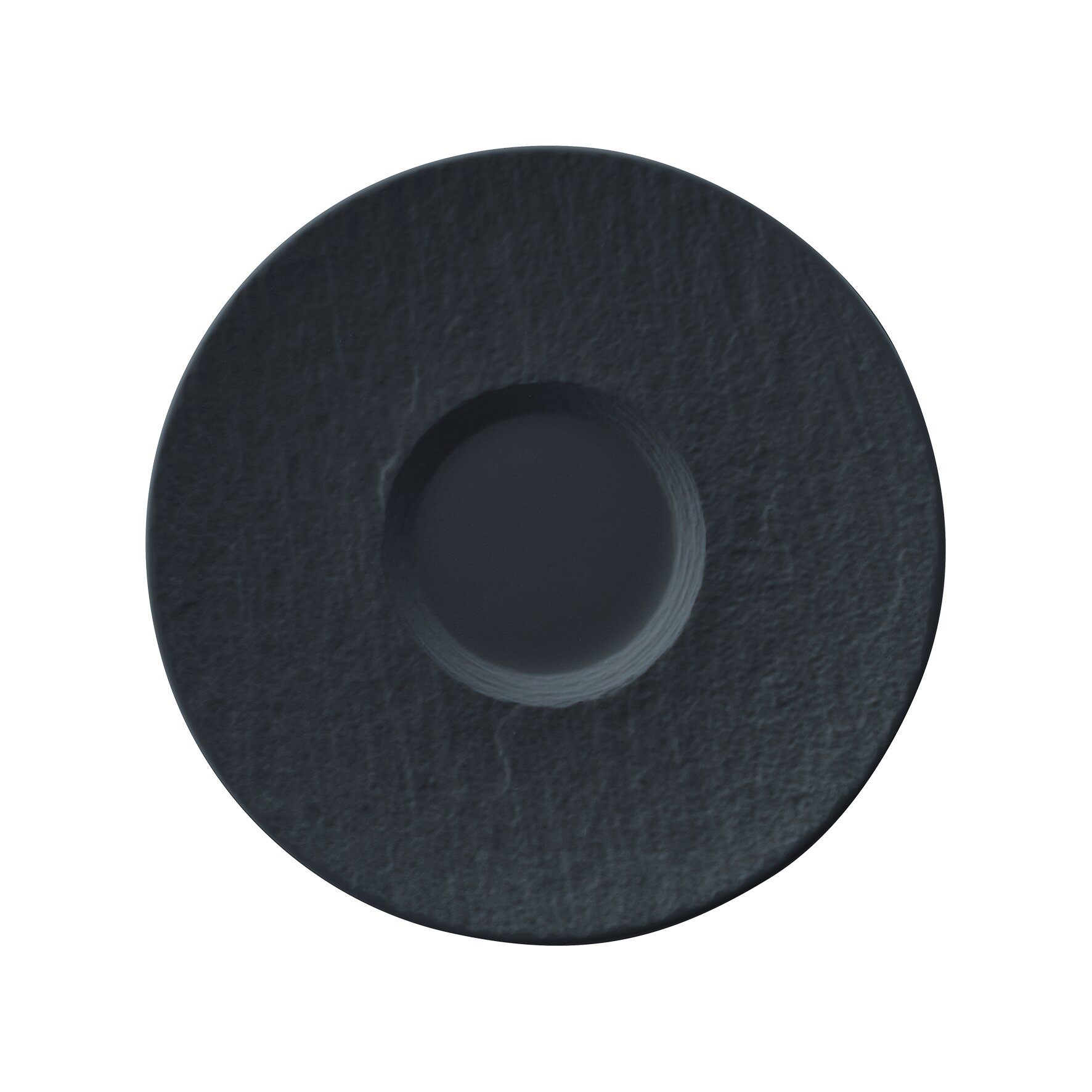 The Rock Black Shale, Untertasse ø 173 mm schwarz