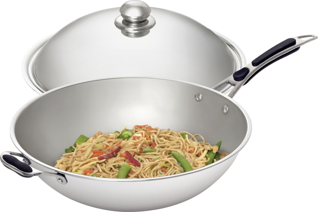 Wok mit Deckel