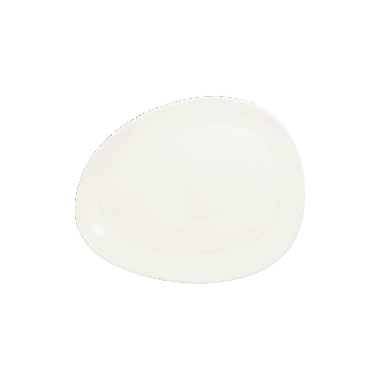 Suggestions Shaped, Teller flach shaped 270 x 215 mm plain-white