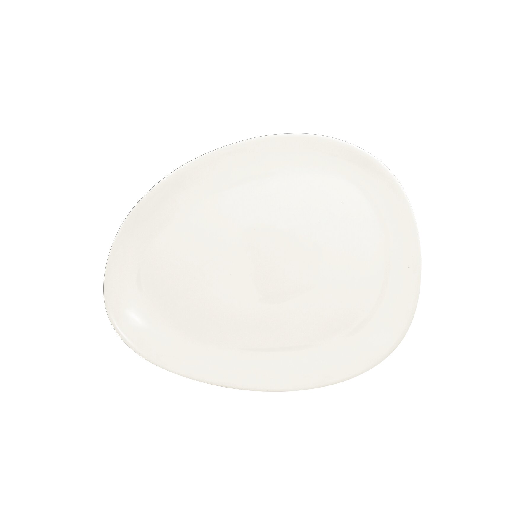 Suggestions Shaped, Teller flach shaped 268 x 215 mm plain-white