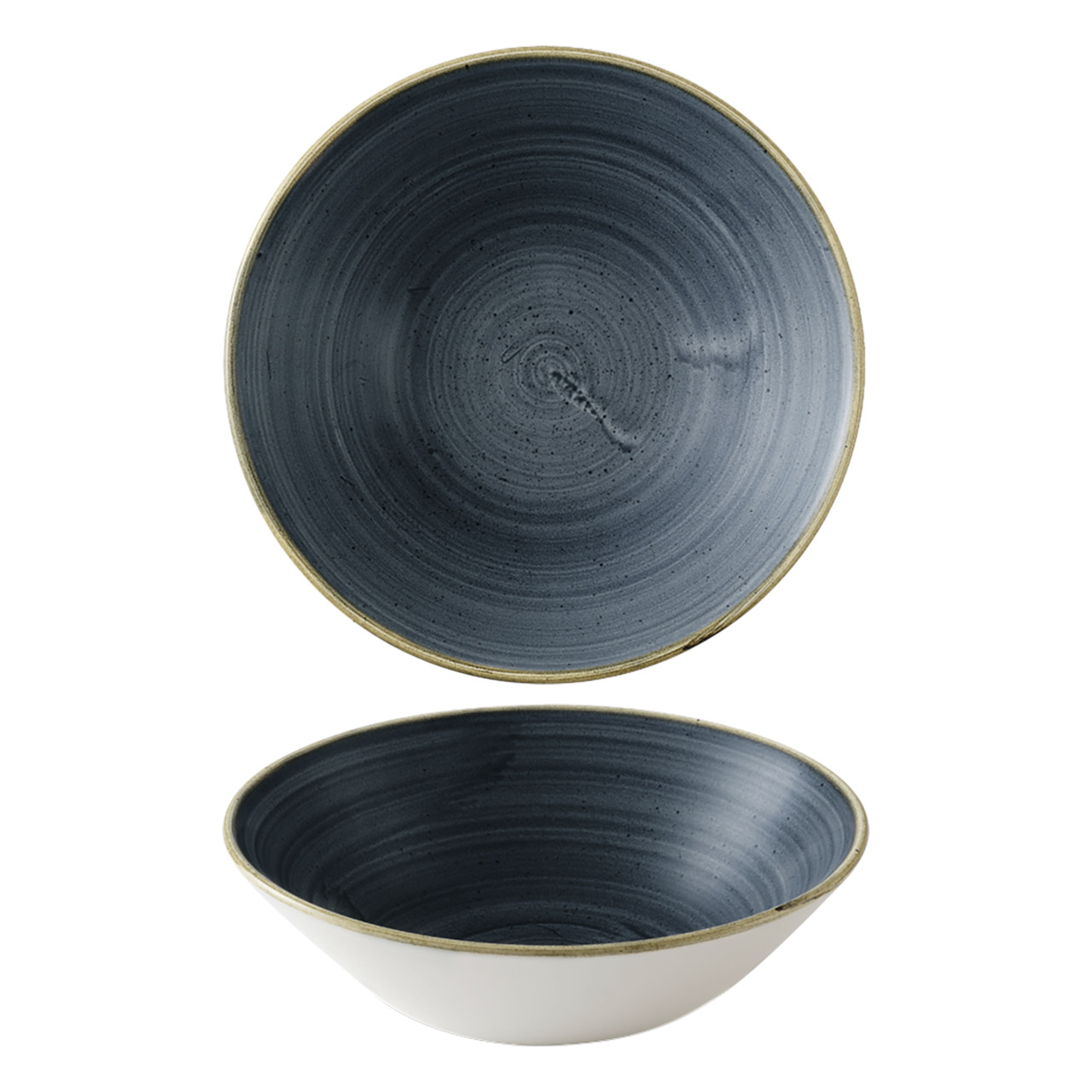 Stonecast, Coupteller tief ø 222 mm / 1,10 l Blueberry