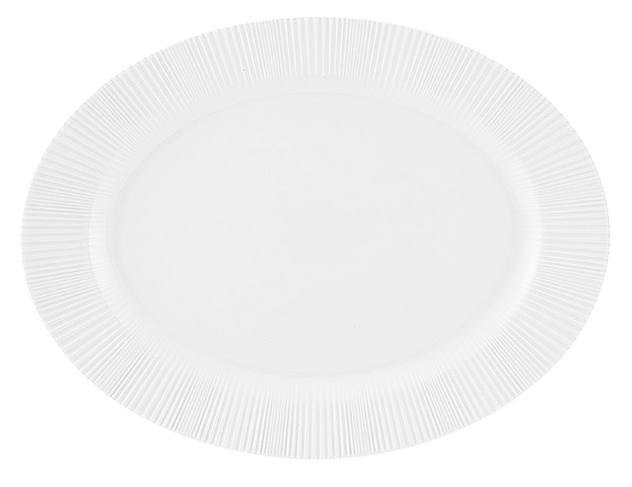 Porzellanserie "Verve" Platte oval 32x24,5cm