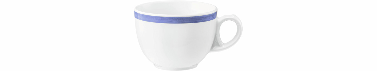 Community, Kaffeetasse Tulpe ø 86 mm / 0,22 l Pinselband blau