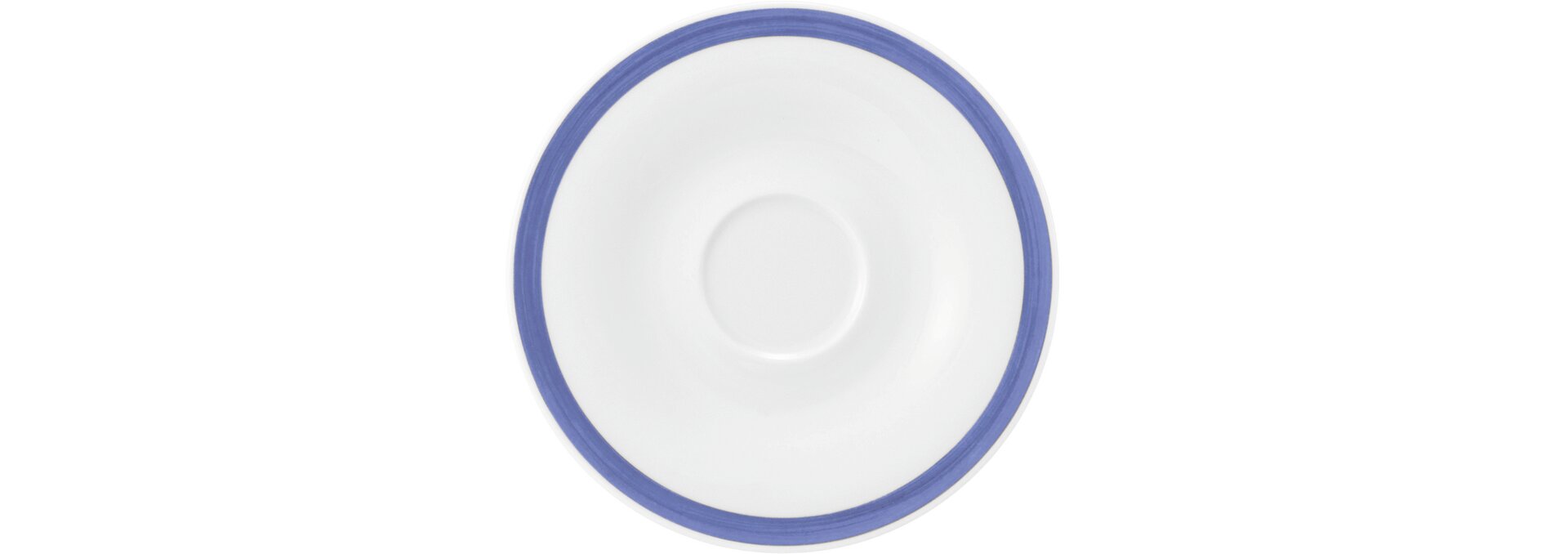 Community, Mocca-Untertasse ø 137 mm Pinselband blau