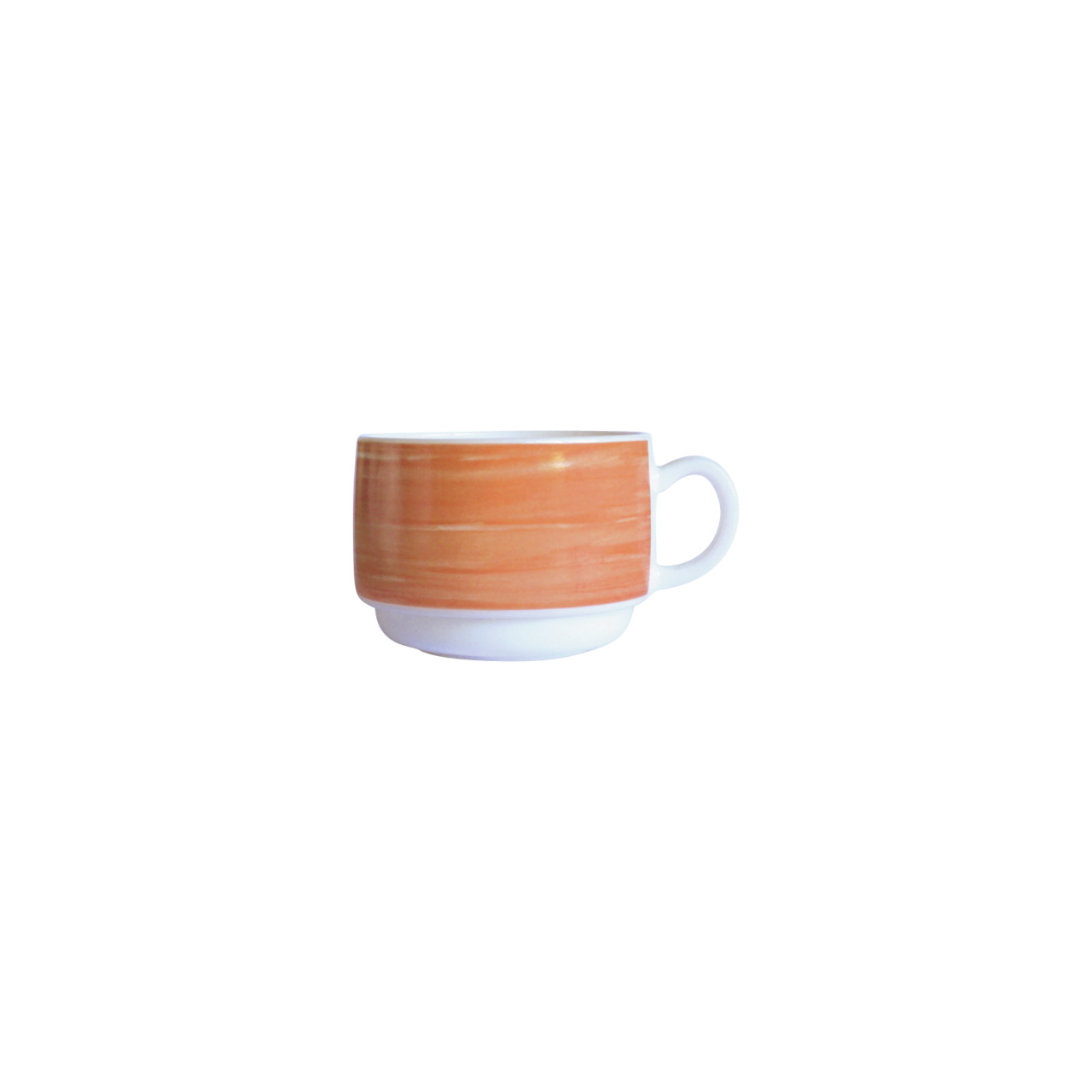 Brush Orange, Gastronomie Tasse stapelbar ø 78 mm / 0,19 l orange