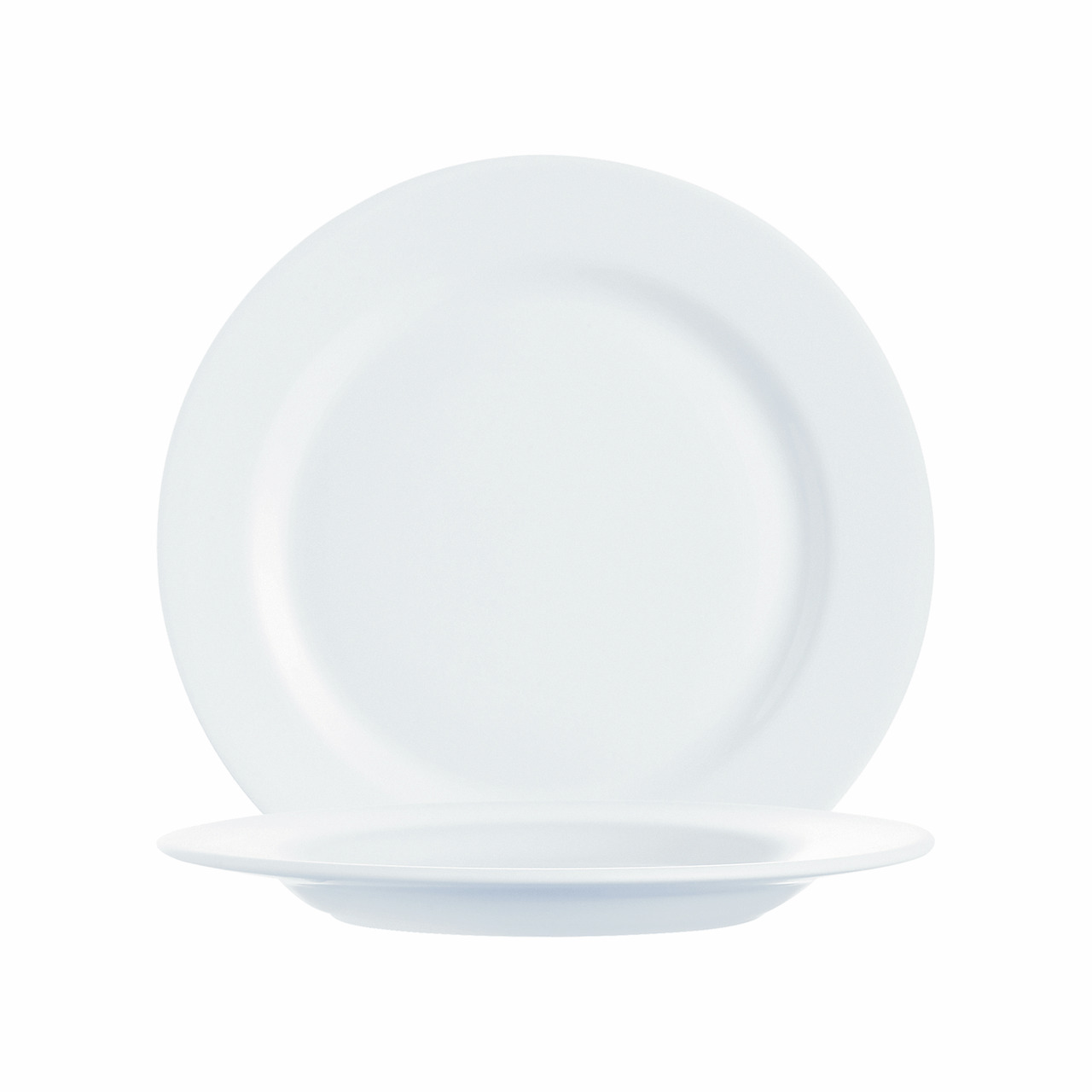 Intensity White, Teller flach ø 255 mm weiß 