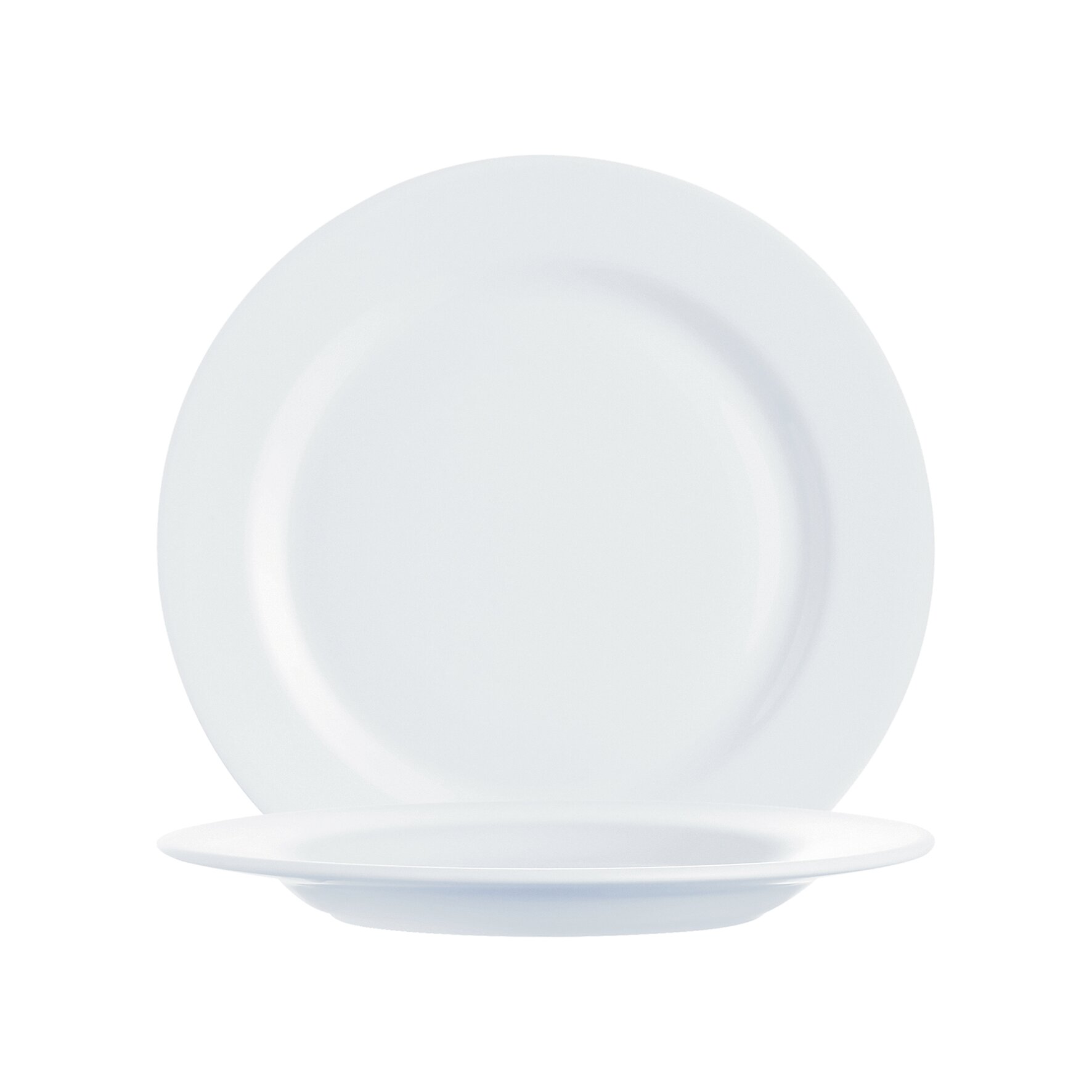 Intensity White, Teller flach ø 255 mm weiß 