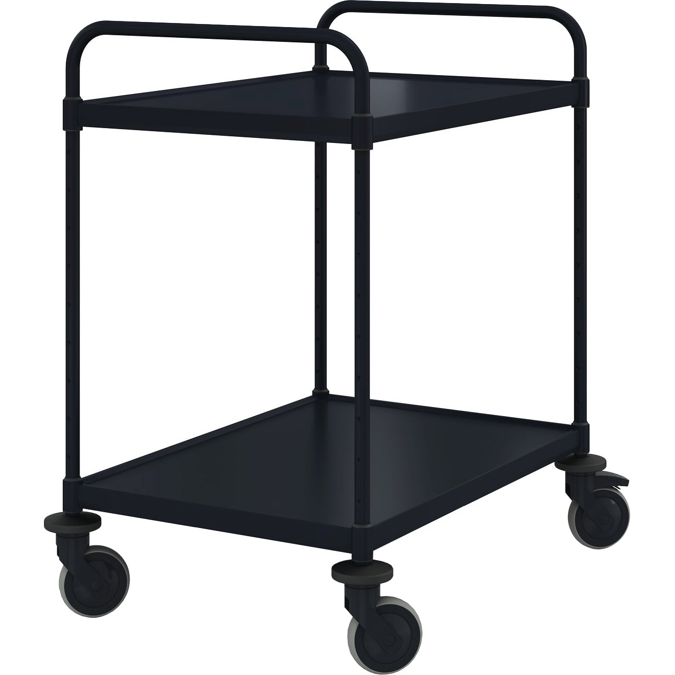 Servierwagen VarioCart 2 Borde / 800 x 600 mm schwarz