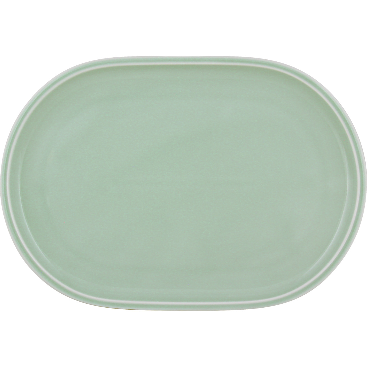 Shiro Glaze Frost, Coupplatte oval 360 x 235 mm