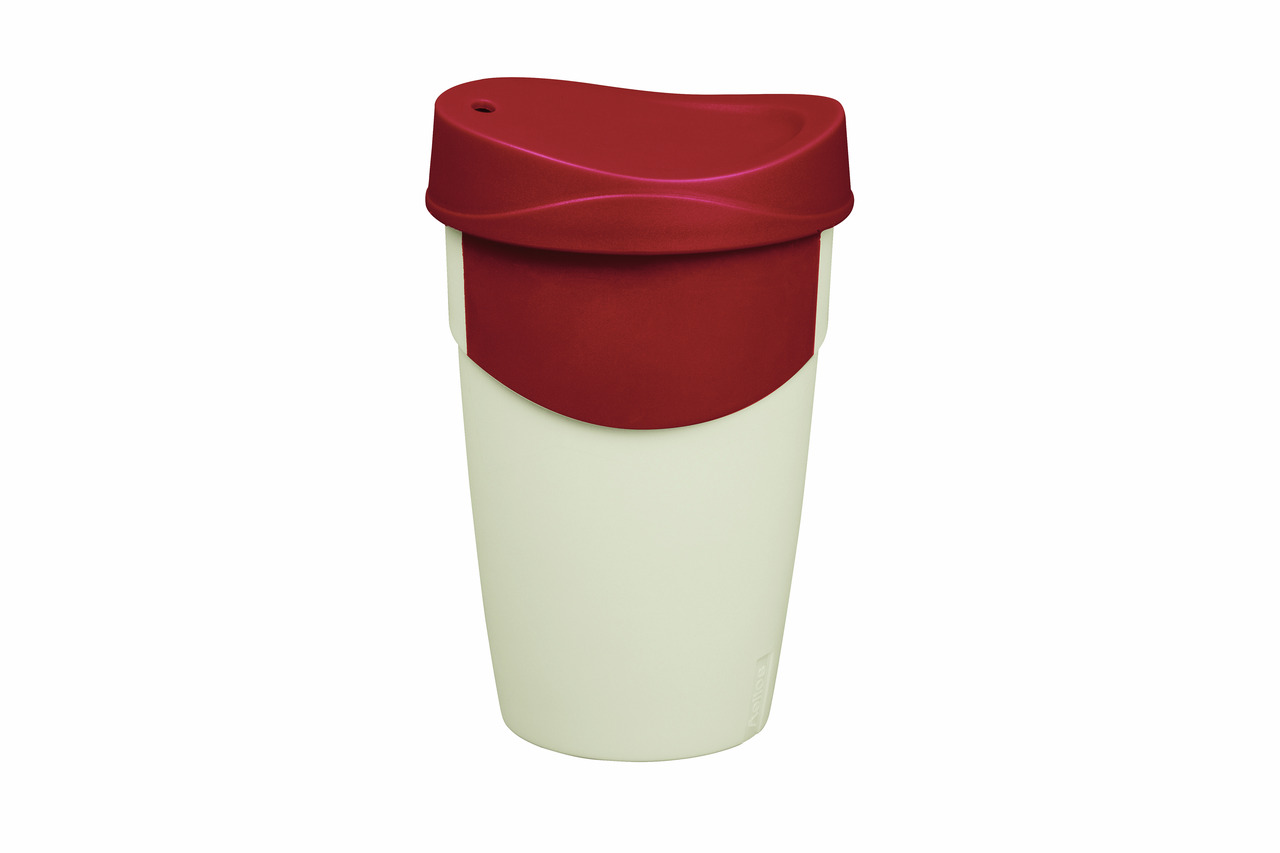 Waycup, Mehrwegbecher ø 75 mm / 0,40 l red velvet