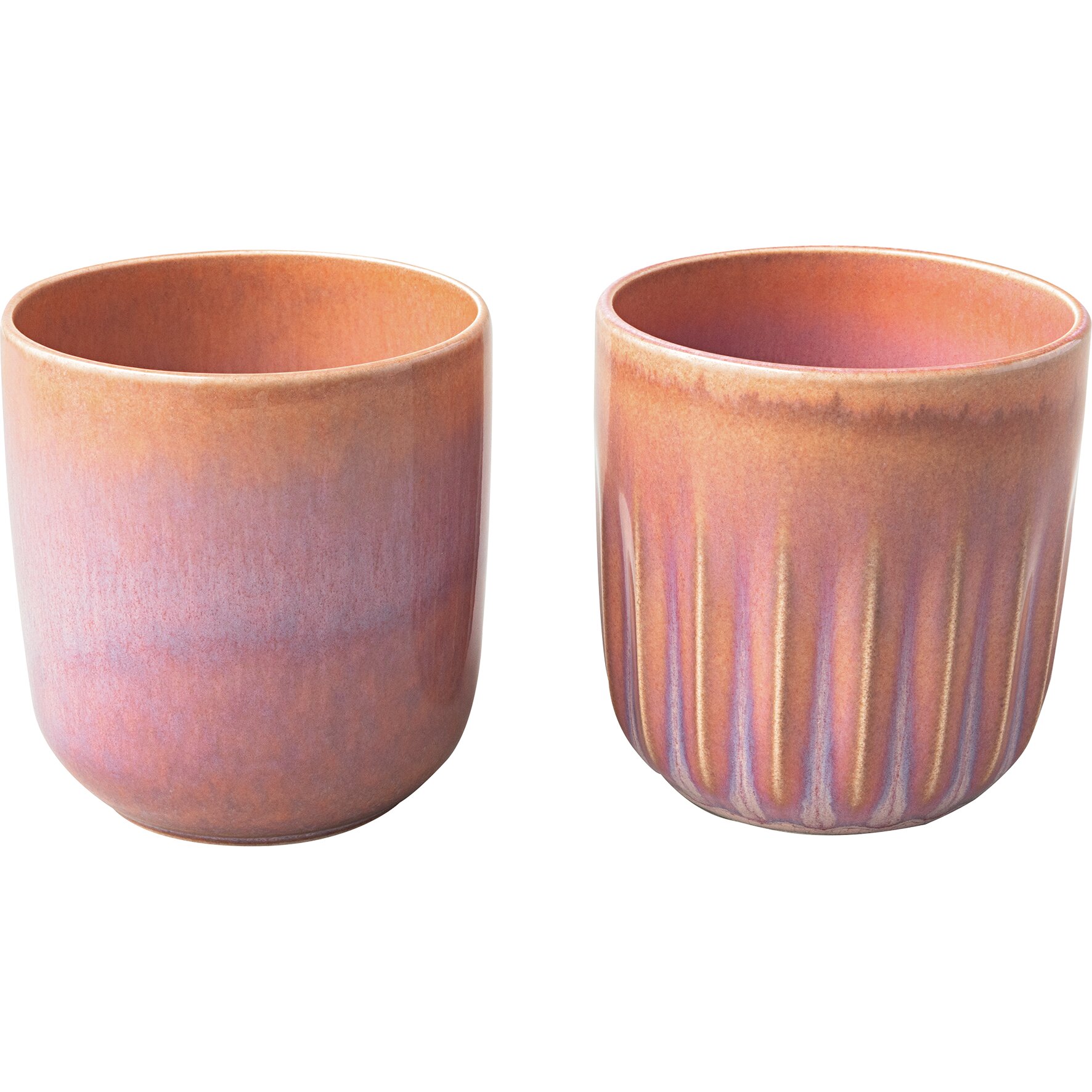 Perlemor Coral, Becher Set 2-tlg. Ø 85 mm / 0,29 l 