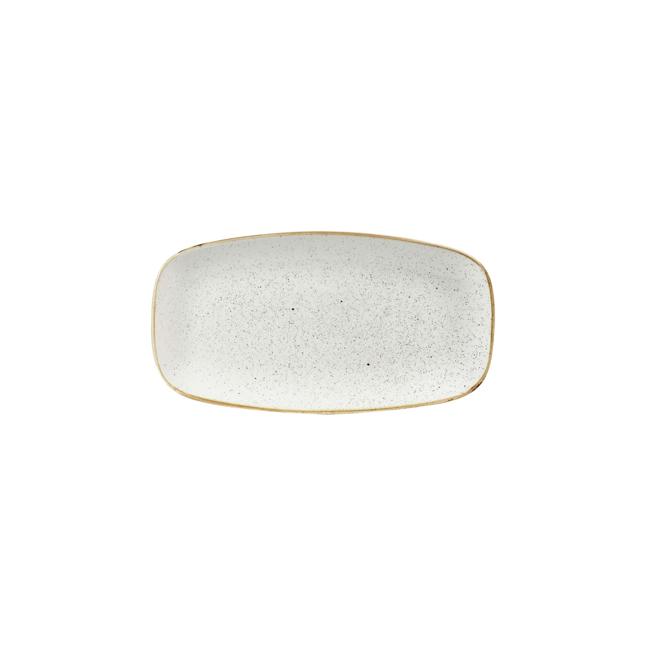 Stonecast, Teller Chefs rechteckig 200 x 121 mm Barley White