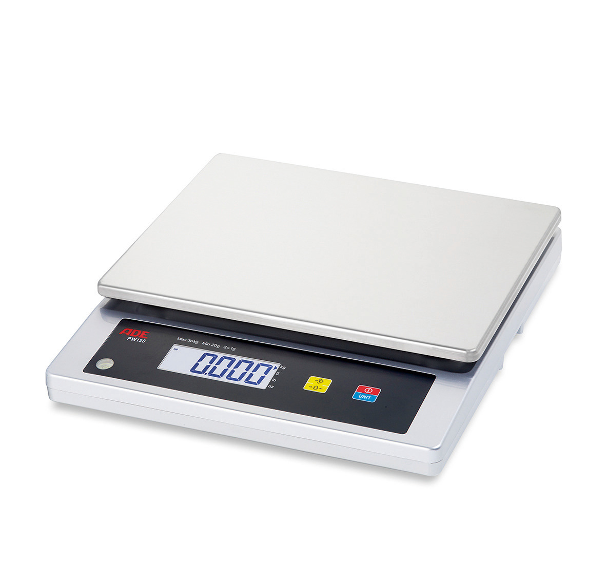 Portionswaage mit Induktionsladung 30,00 kg / Wiegefläche 328 x 258 mm