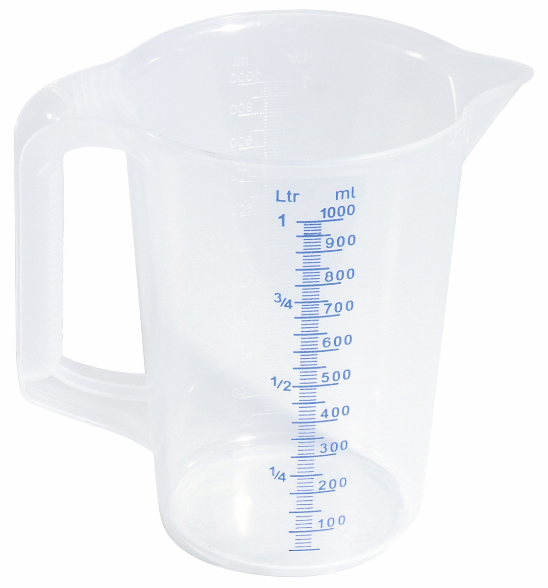 Messbecher 1,00 l milchig-transparent