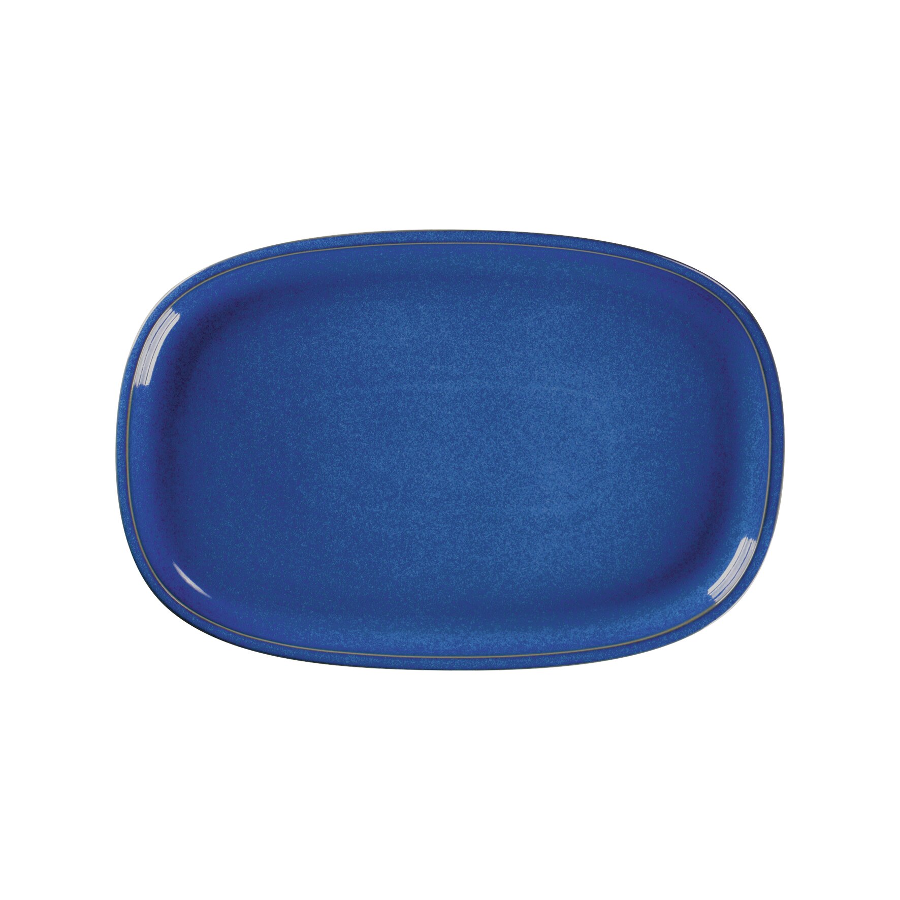 Ease, Platte oval flach 302 x 200 mm cobalt blue