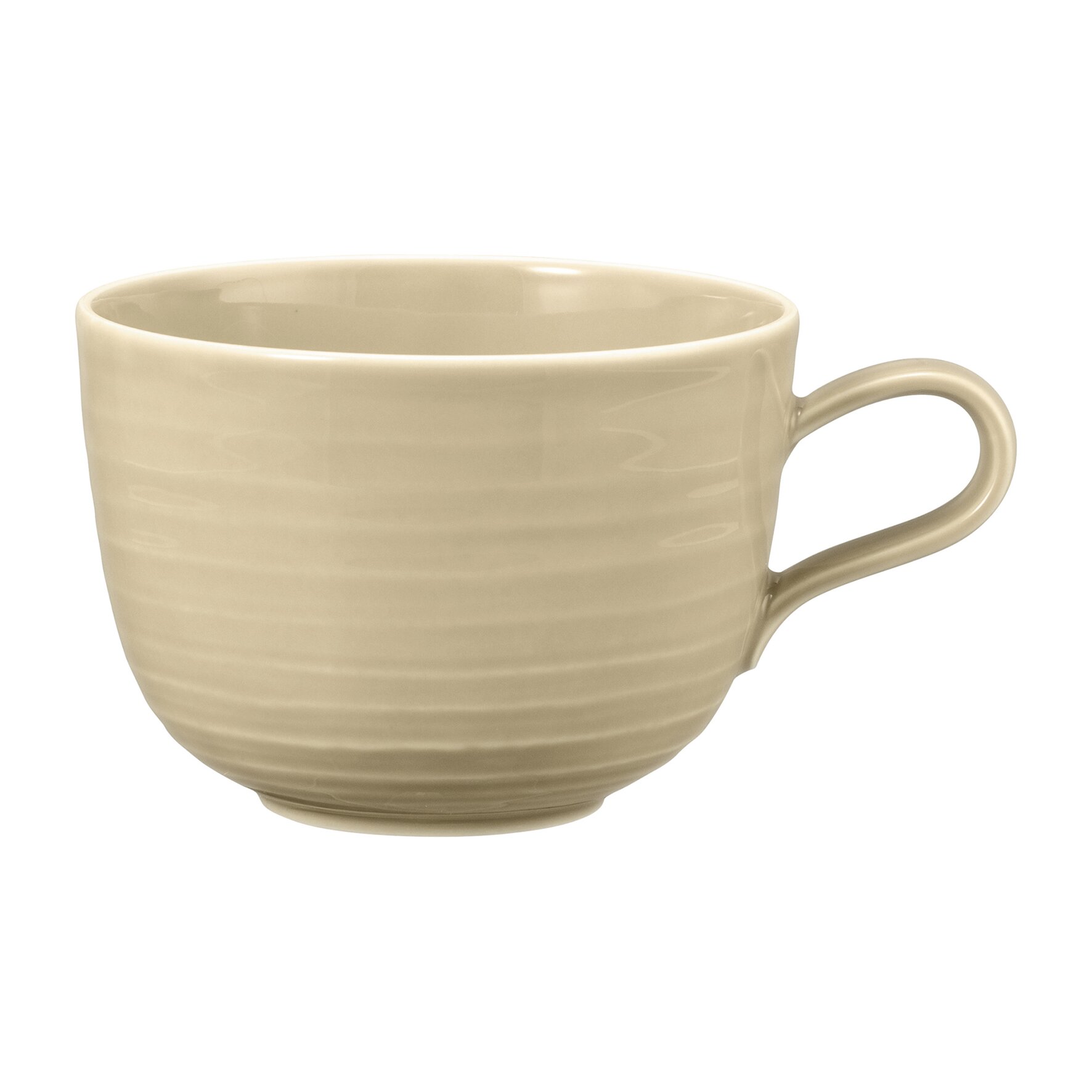 Terra, Milchkaffeetasse mit Relief ø 136 mm / 0,40 l sandbeige