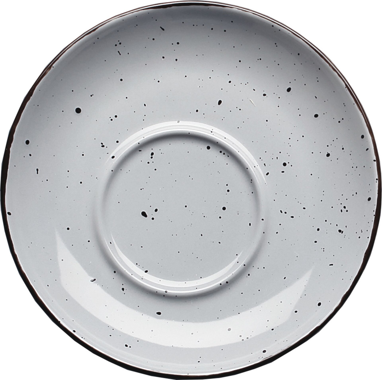 Porzellanserie "Granja" grau Tasse untere Kaffee/Cappuccino