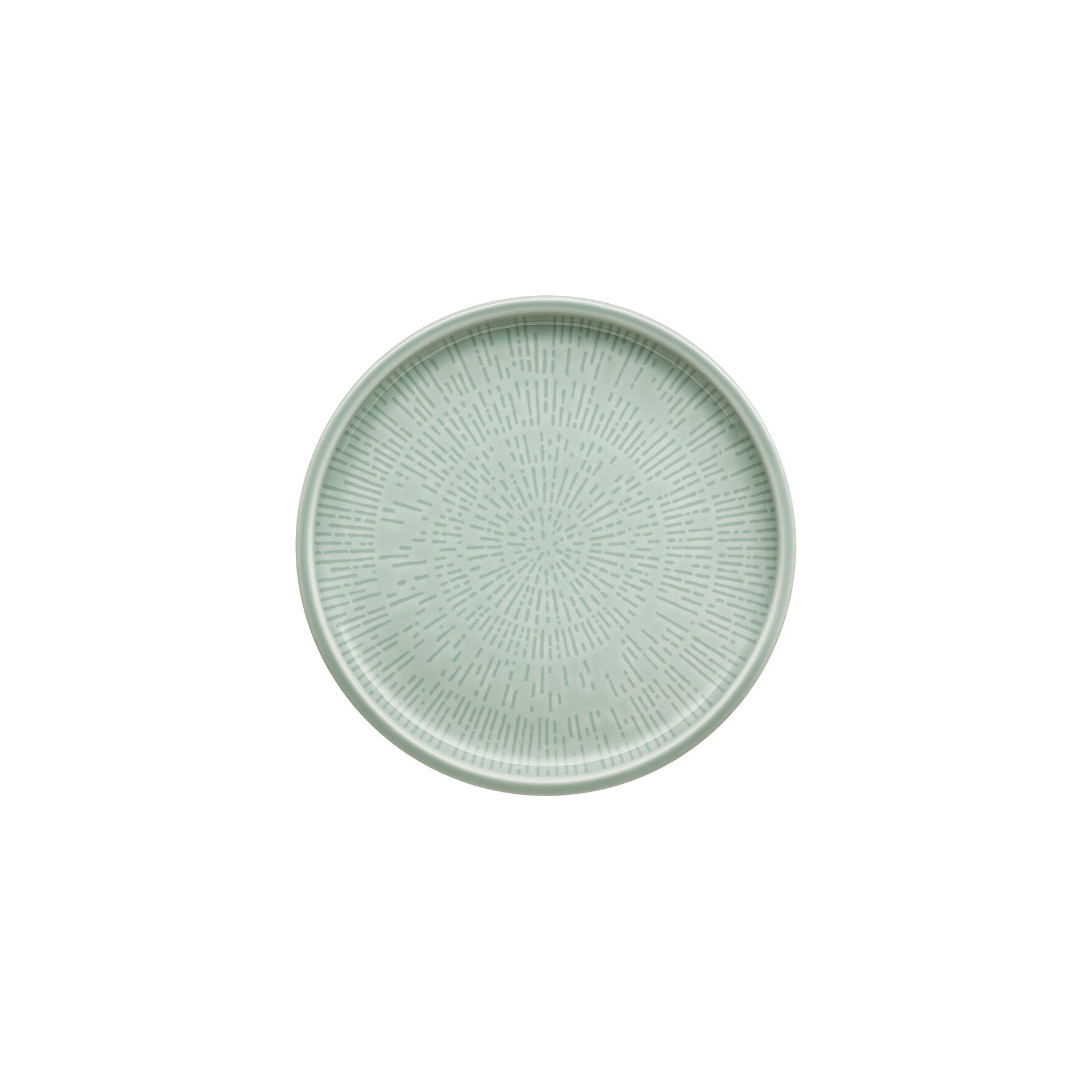 Shiro Glaze Frost, Coupteller flach ø 170 mm mit Struktur