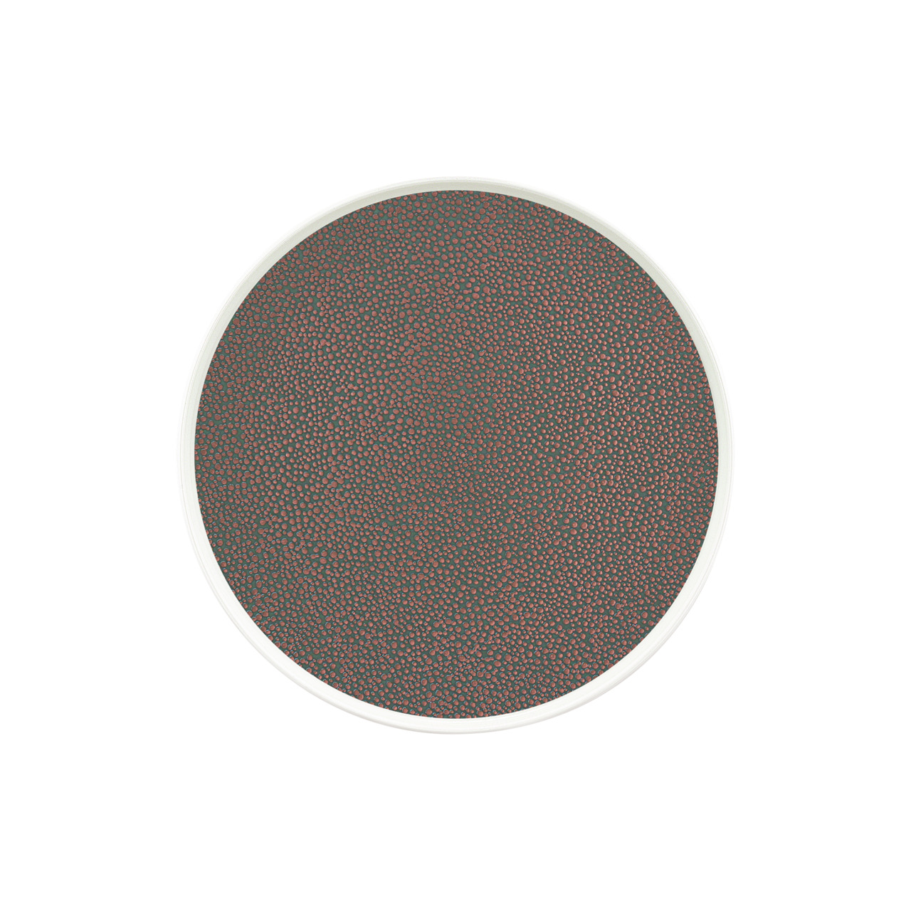 Pearls, Coupteller flach rund ø 257 mm metallic copper