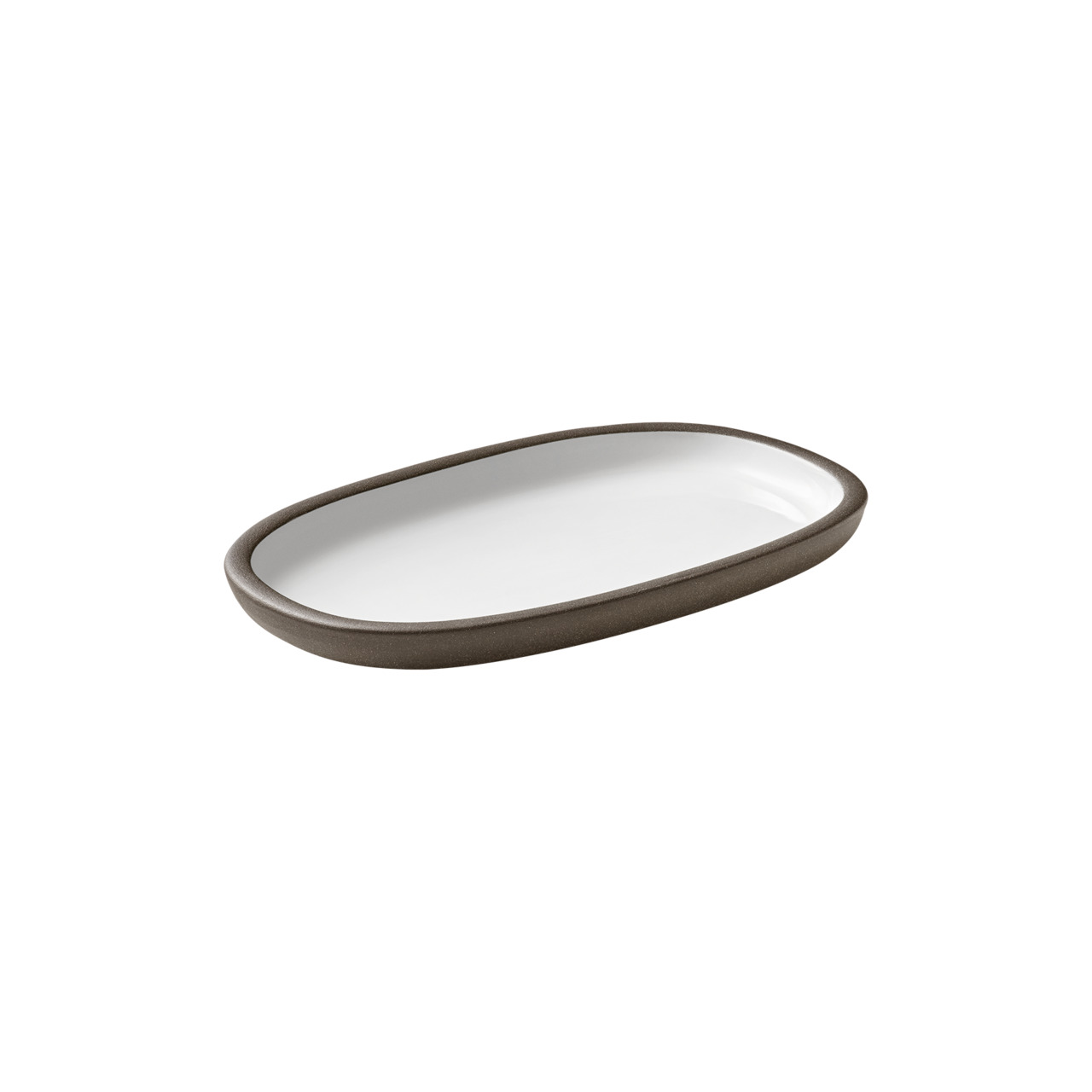 ReNew, Coupplatte oval 190 x 110 mm weiß 