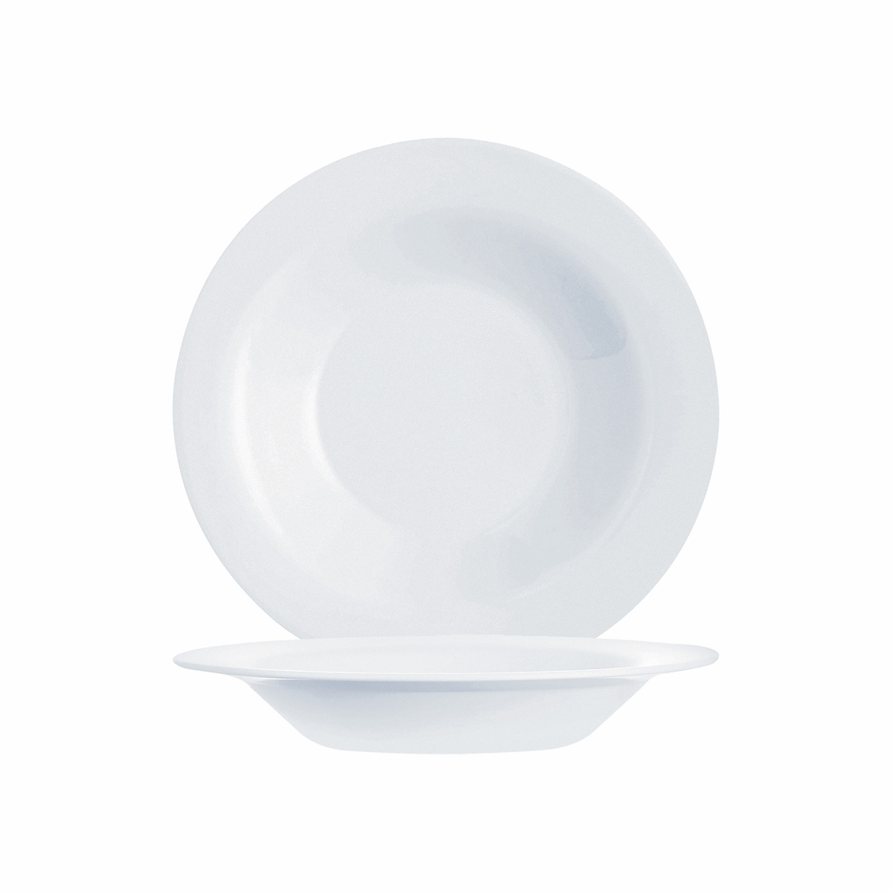Intensity White, Teller tief ø 219 mm / 0,35 l weiß 